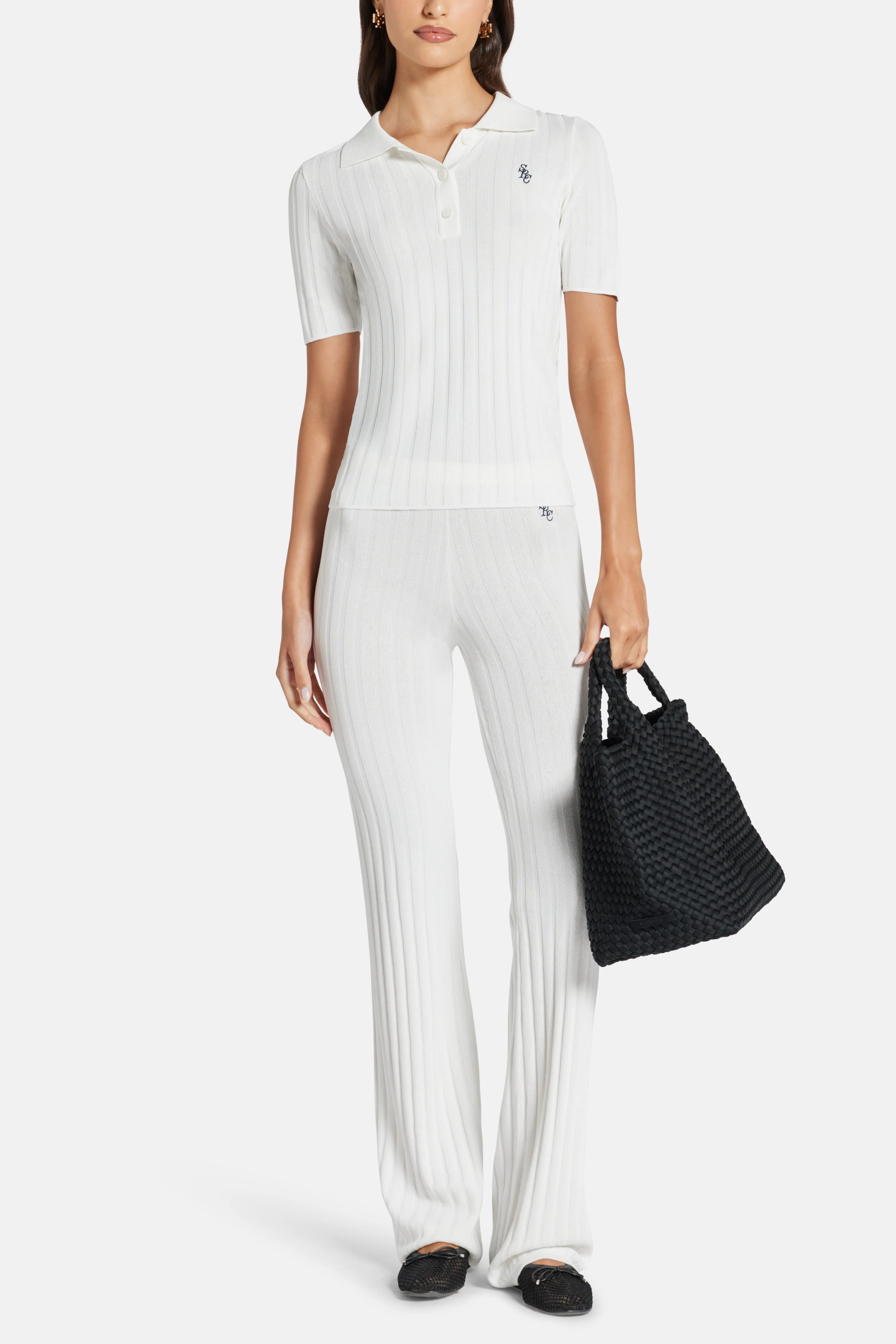 St Barths Medium Tote Bag in Black