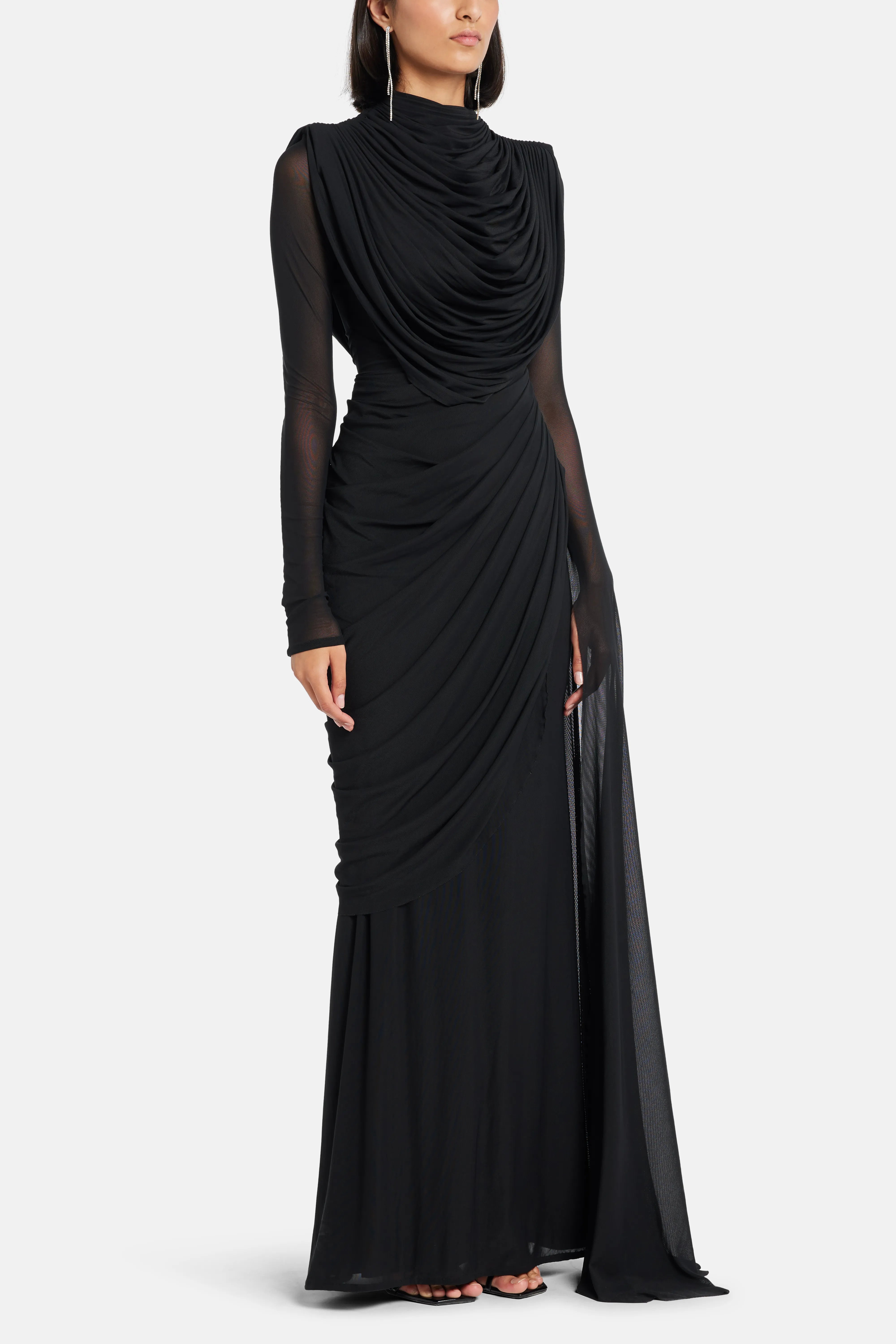 Ivanna Maxi Dress in Black