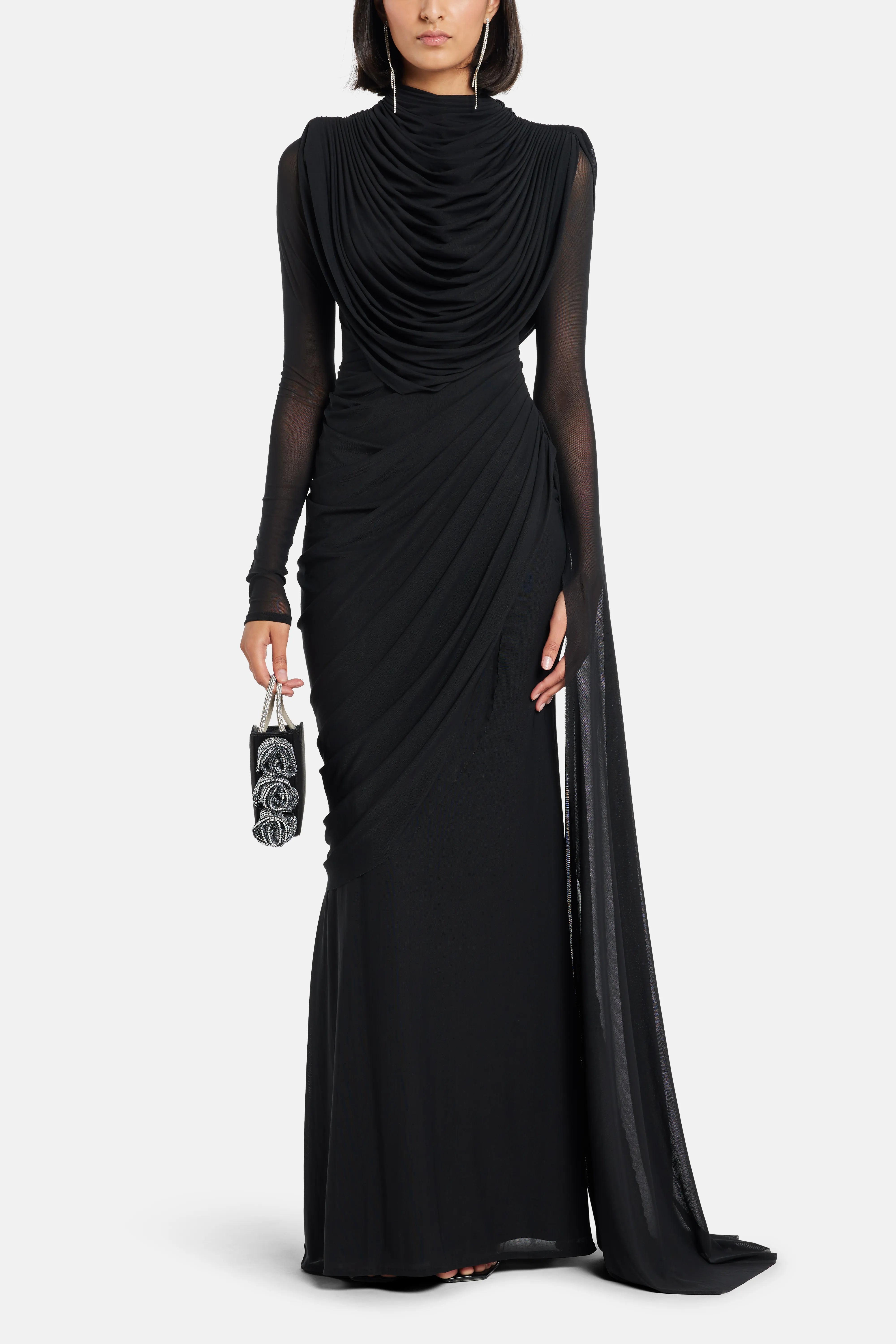 Ivanna Maxi Dress in Black
