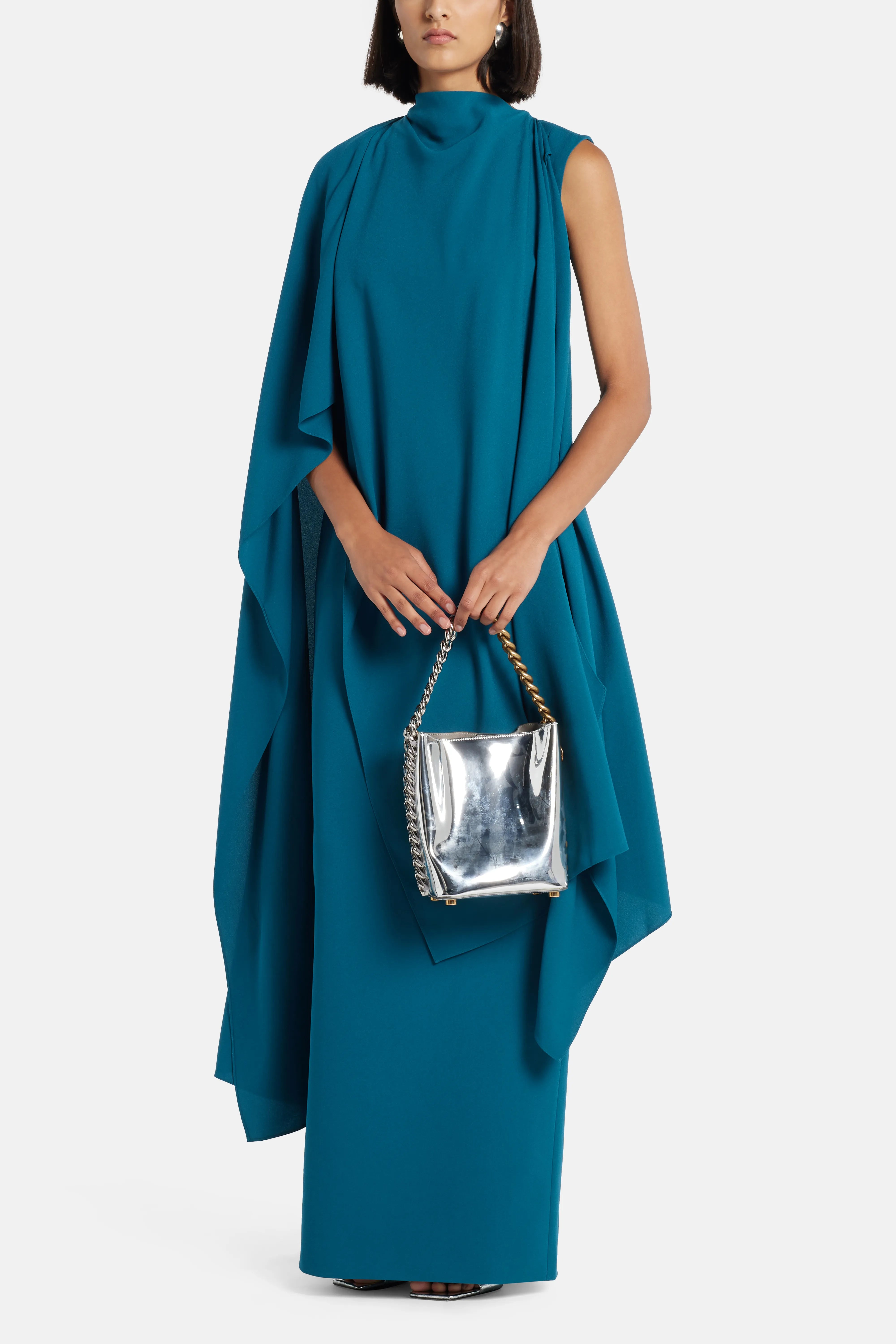 فستان ديينا ماكسي باللون الأزرق