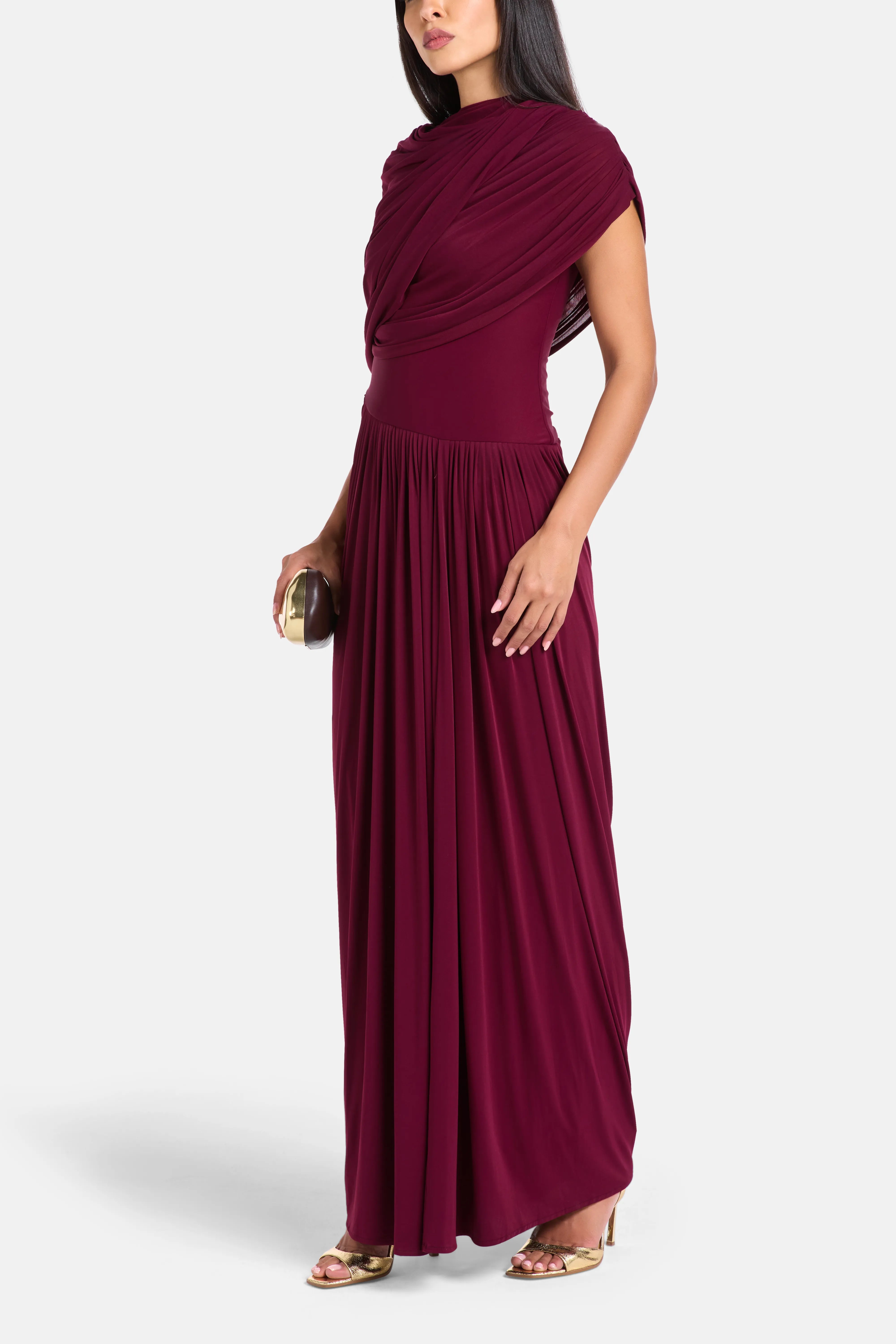 Jasmine Maxi Dress in Purple