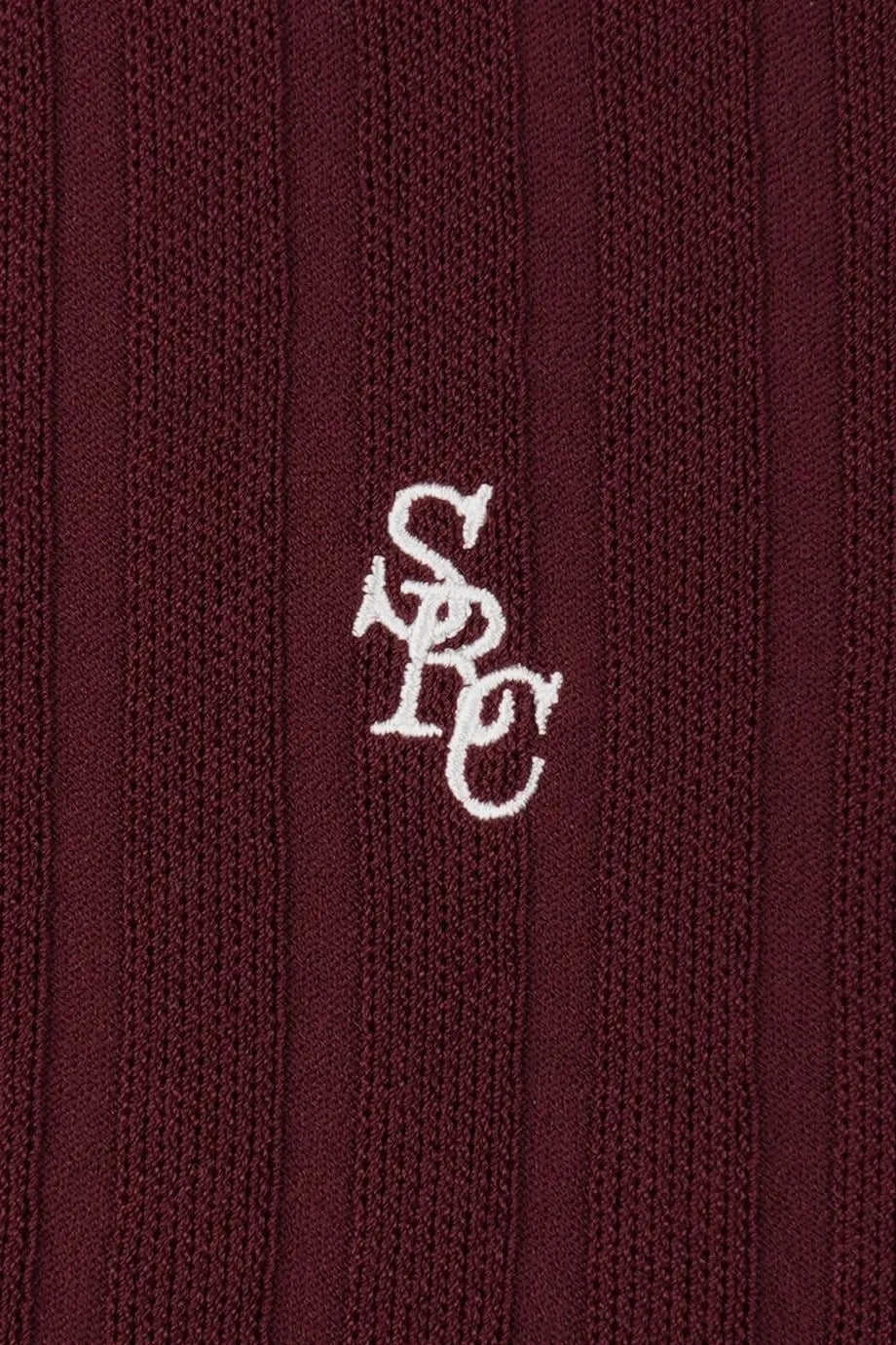 SRC Ribbed Trousers in Red
