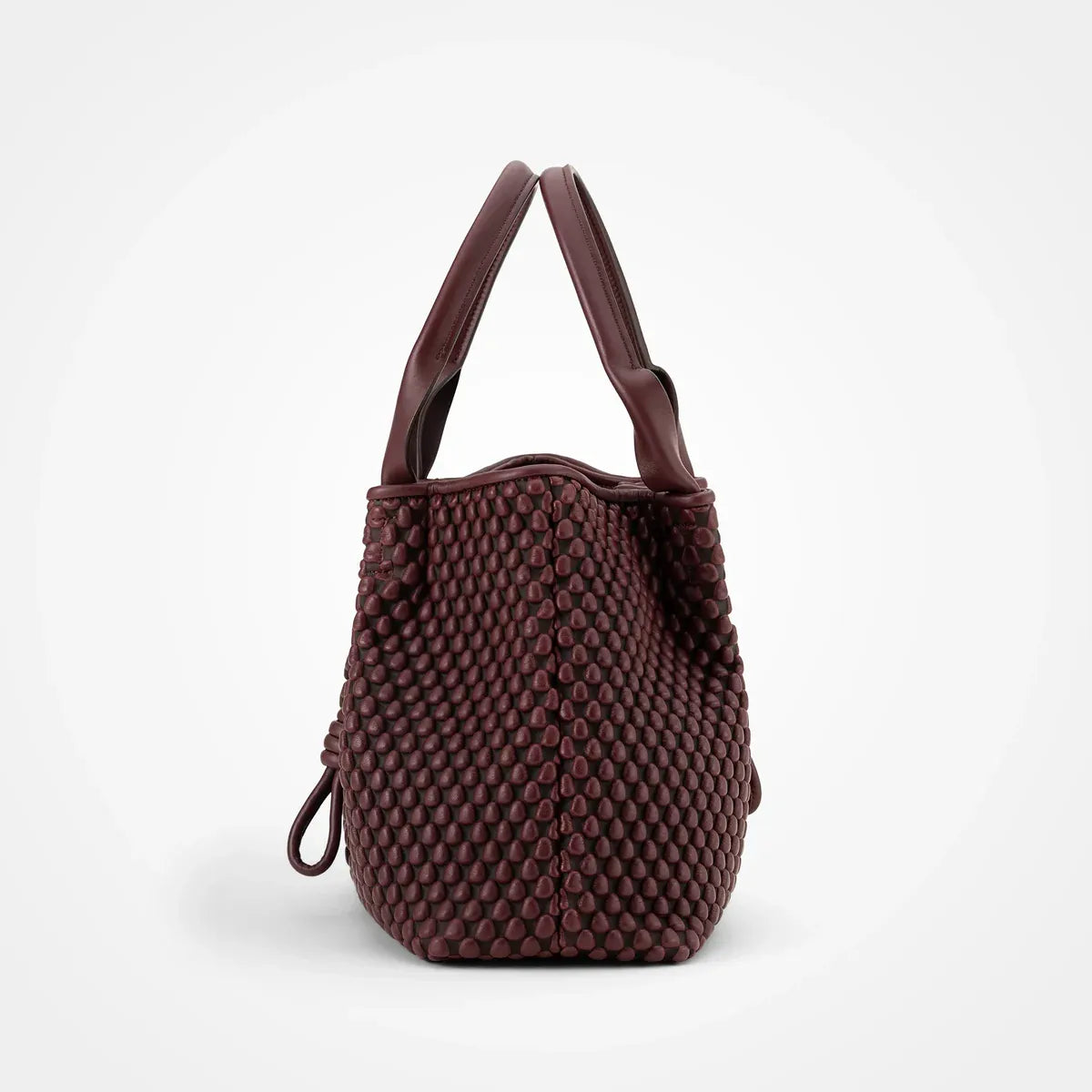 Surprise Shopper Nappa Bubble Bordeaux Mini Shoulder Bag in Brown