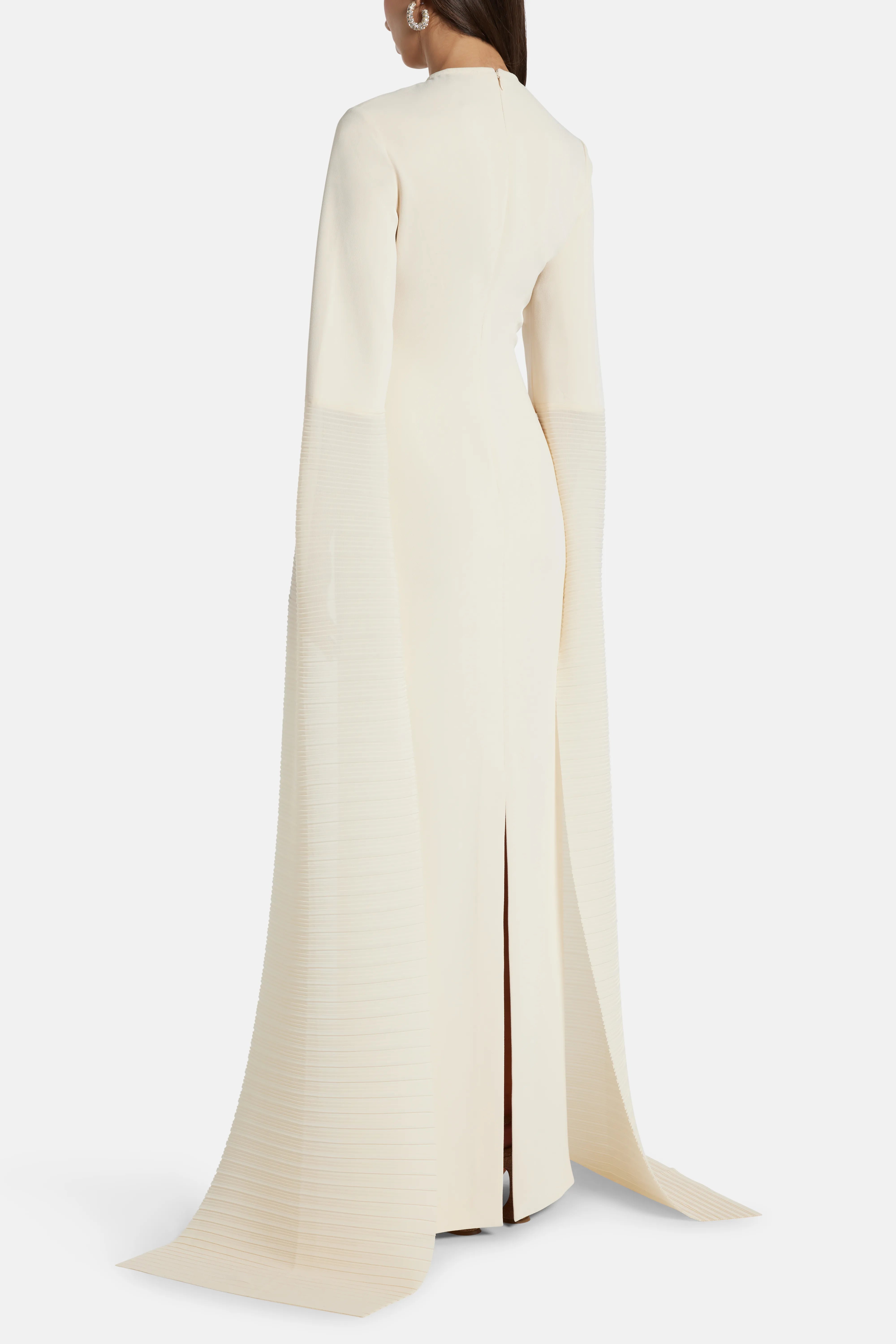 فستان نايومي سهرة باللون الأبيض