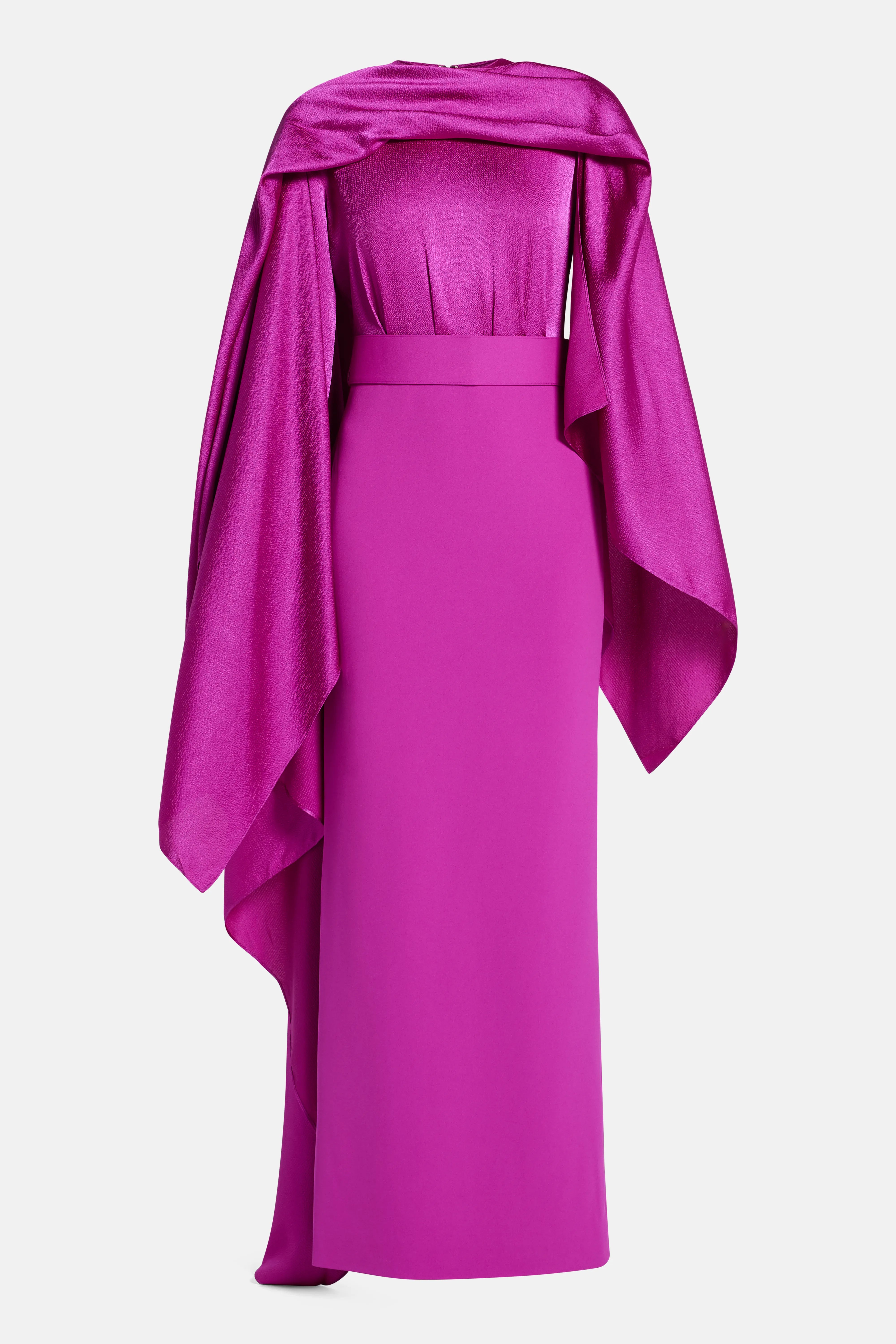 فستان ماكسي روزاليا باللون الزهري