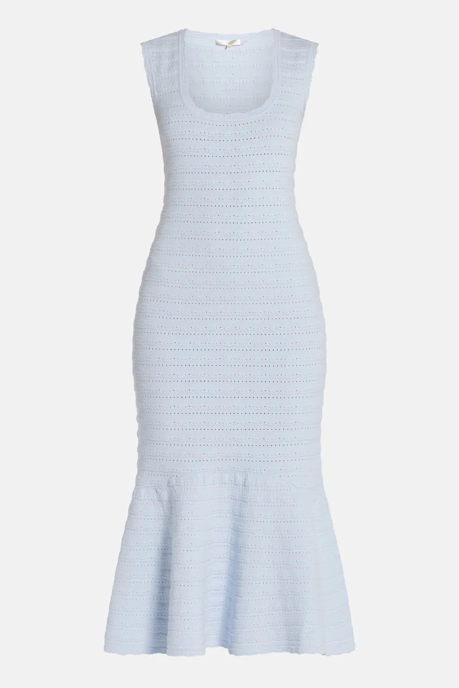 Leigh Sleeveless Knit Midi Dress in Blue