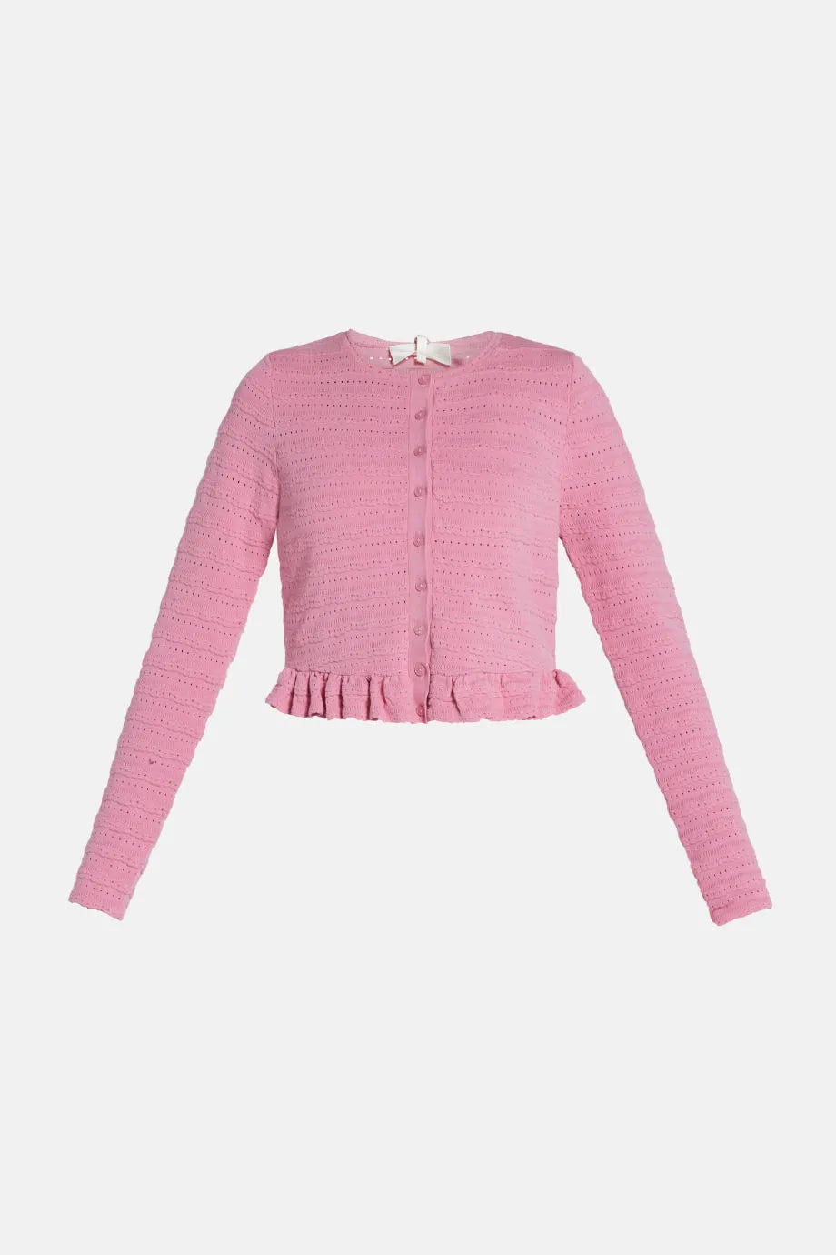 سترة كارديغان روجان وردية