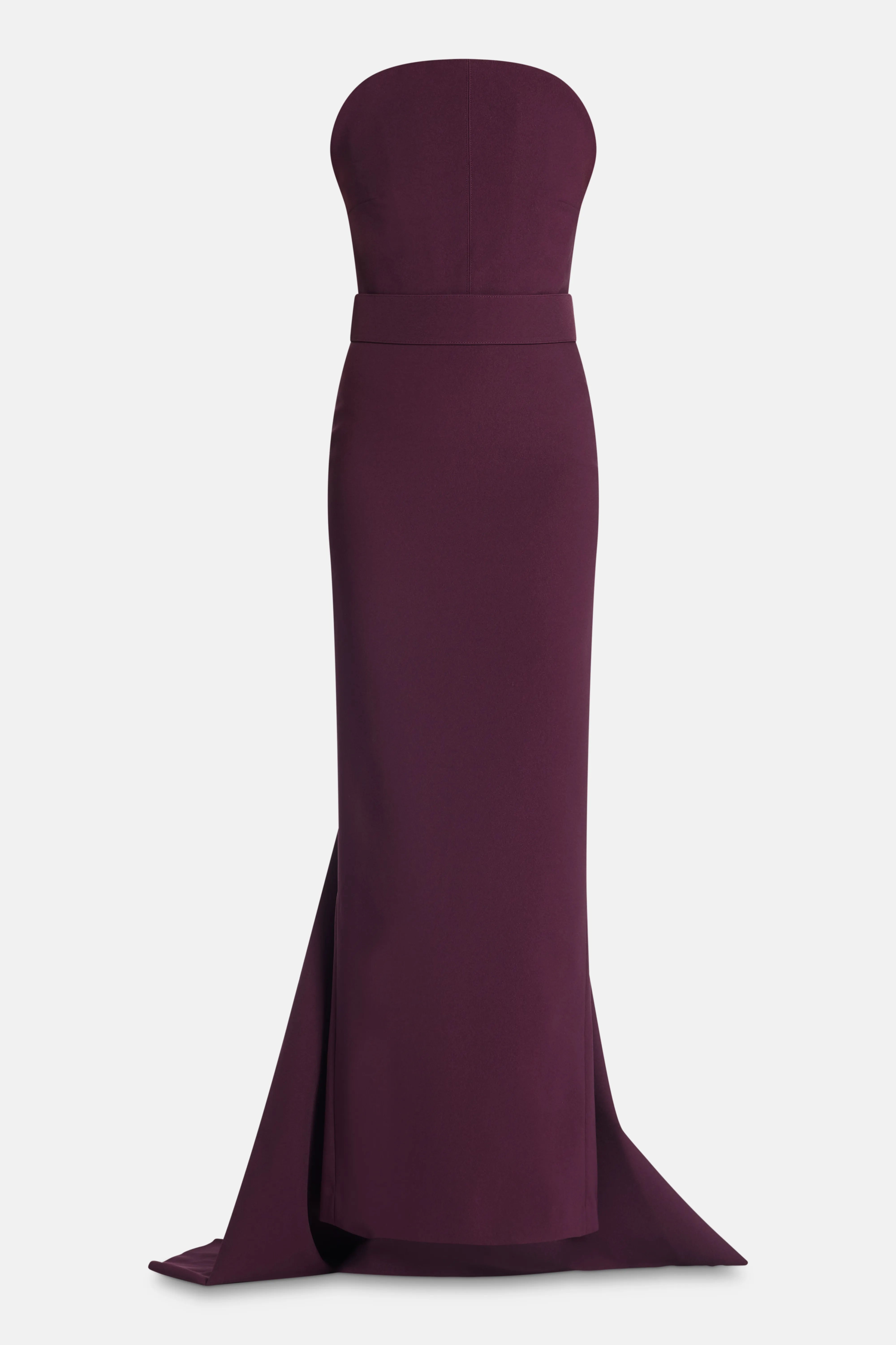 Citra Evening Gown in Burgundy