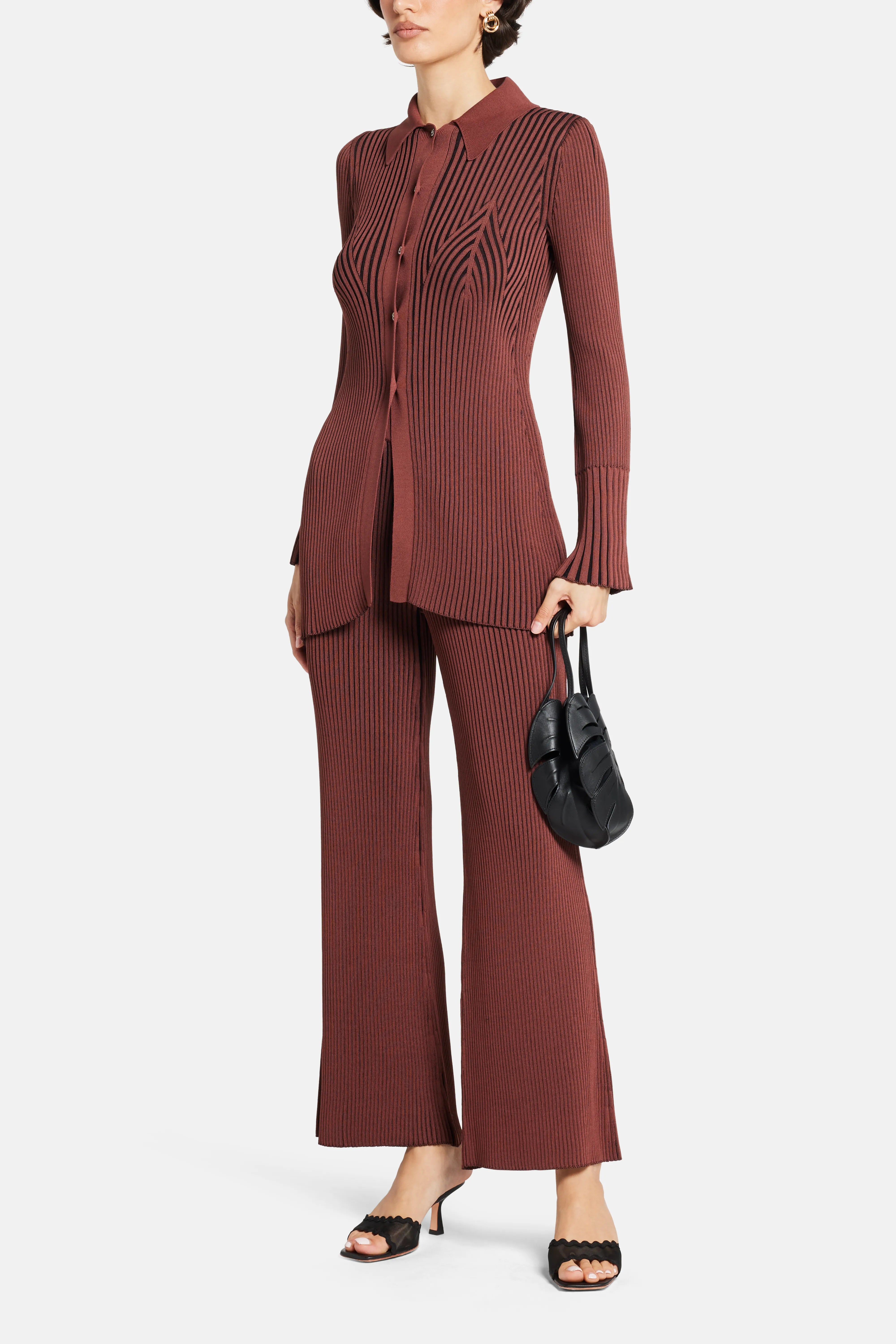 Palo Knit Top in Brown