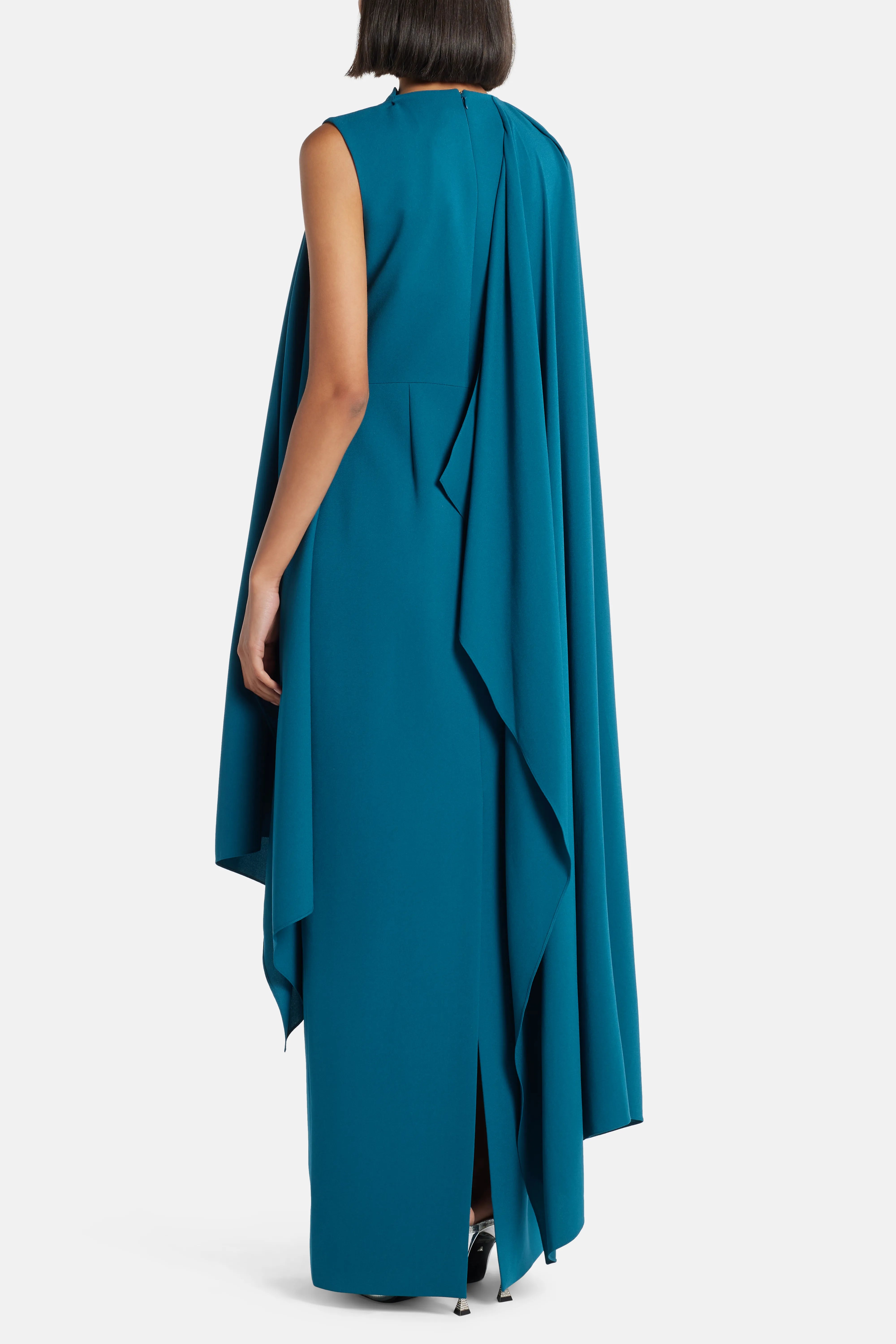 فستان ديينا ماكسي باللون الأزرق