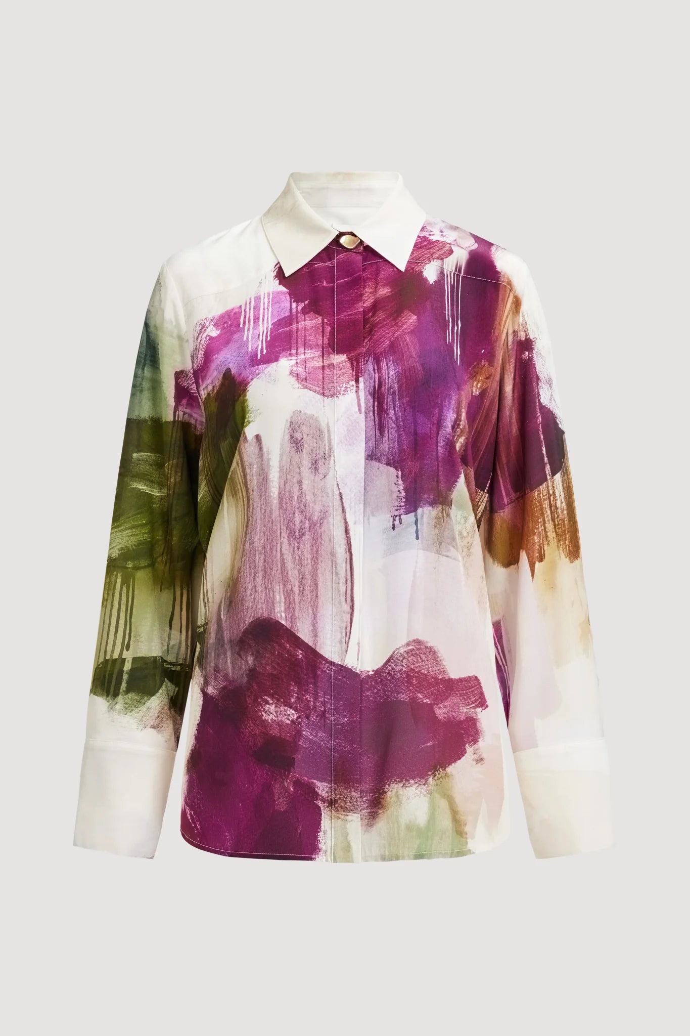 قميص 'Atomic Silk' باللون الأبيض