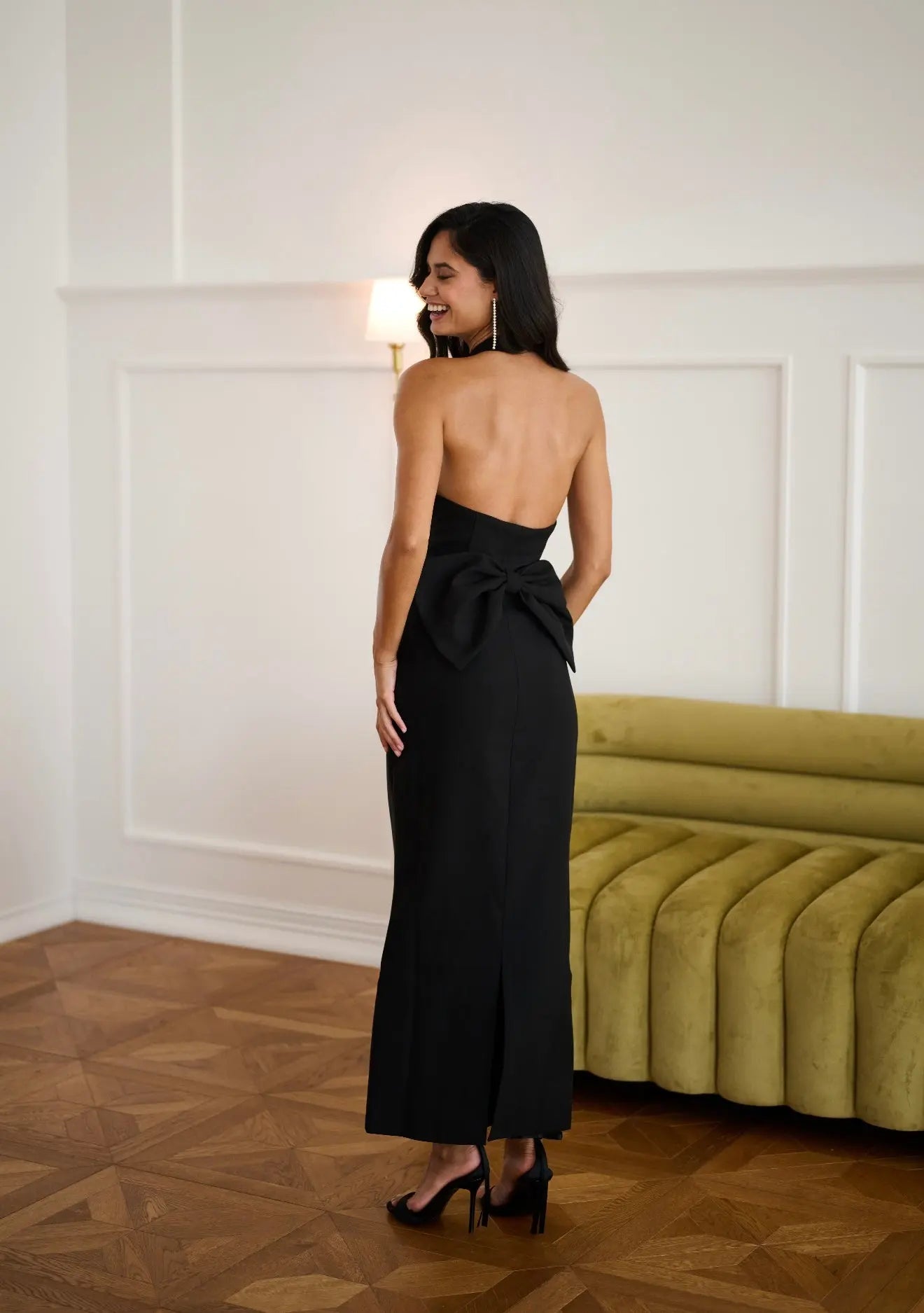 Elba Cut Out Maxi Dress In Black