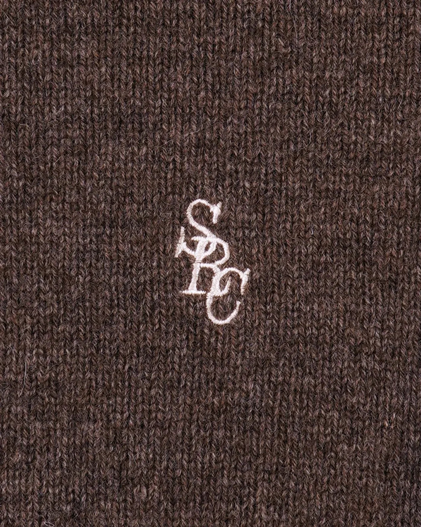 SRC Cashmere Long Sleeves Polo T-Shirt in Brown