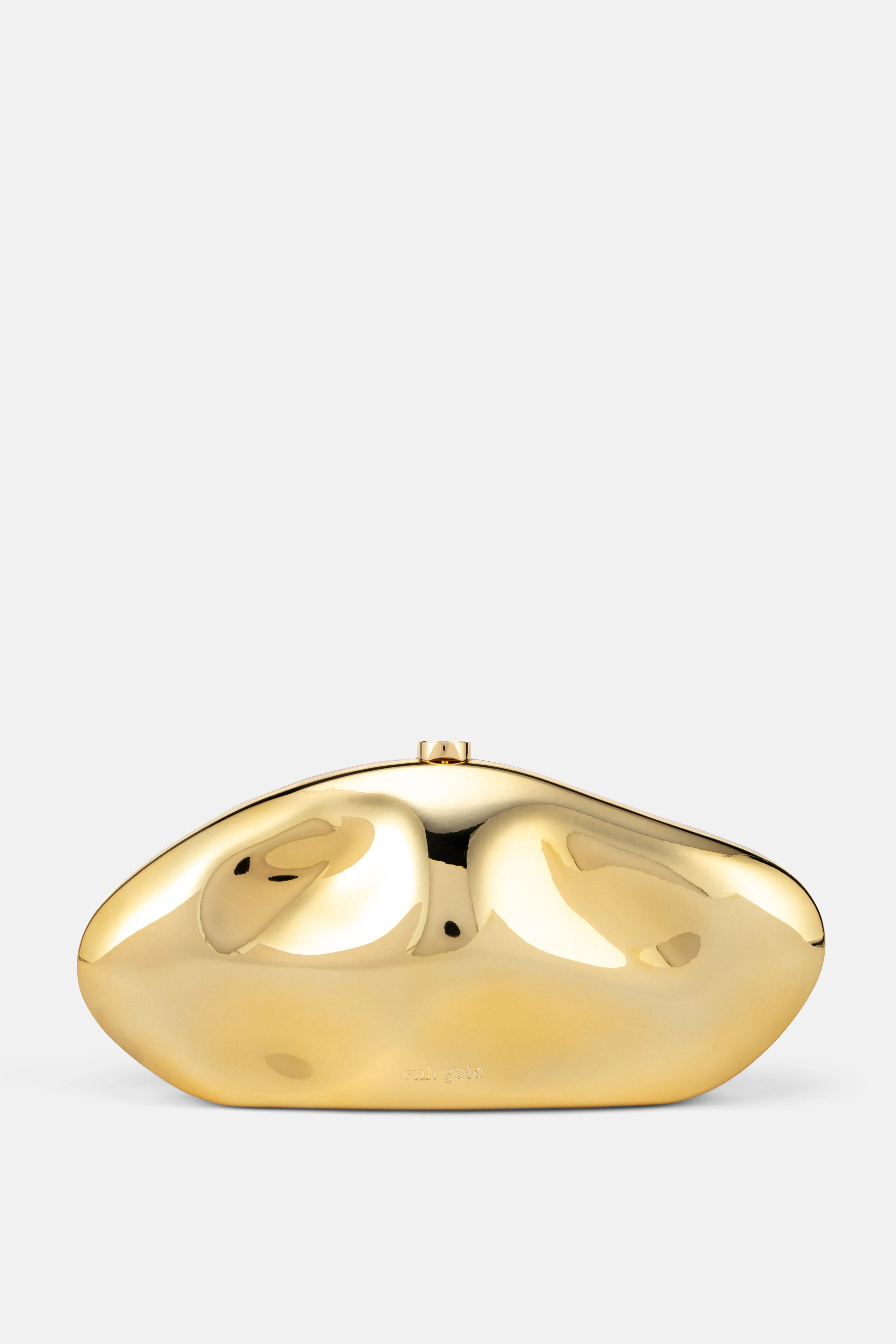 Caldera Clutch Bag in Gold