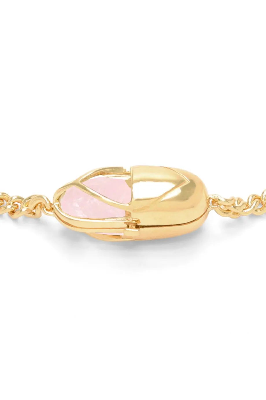 Capsule Crystal Choker Necklace in Gold