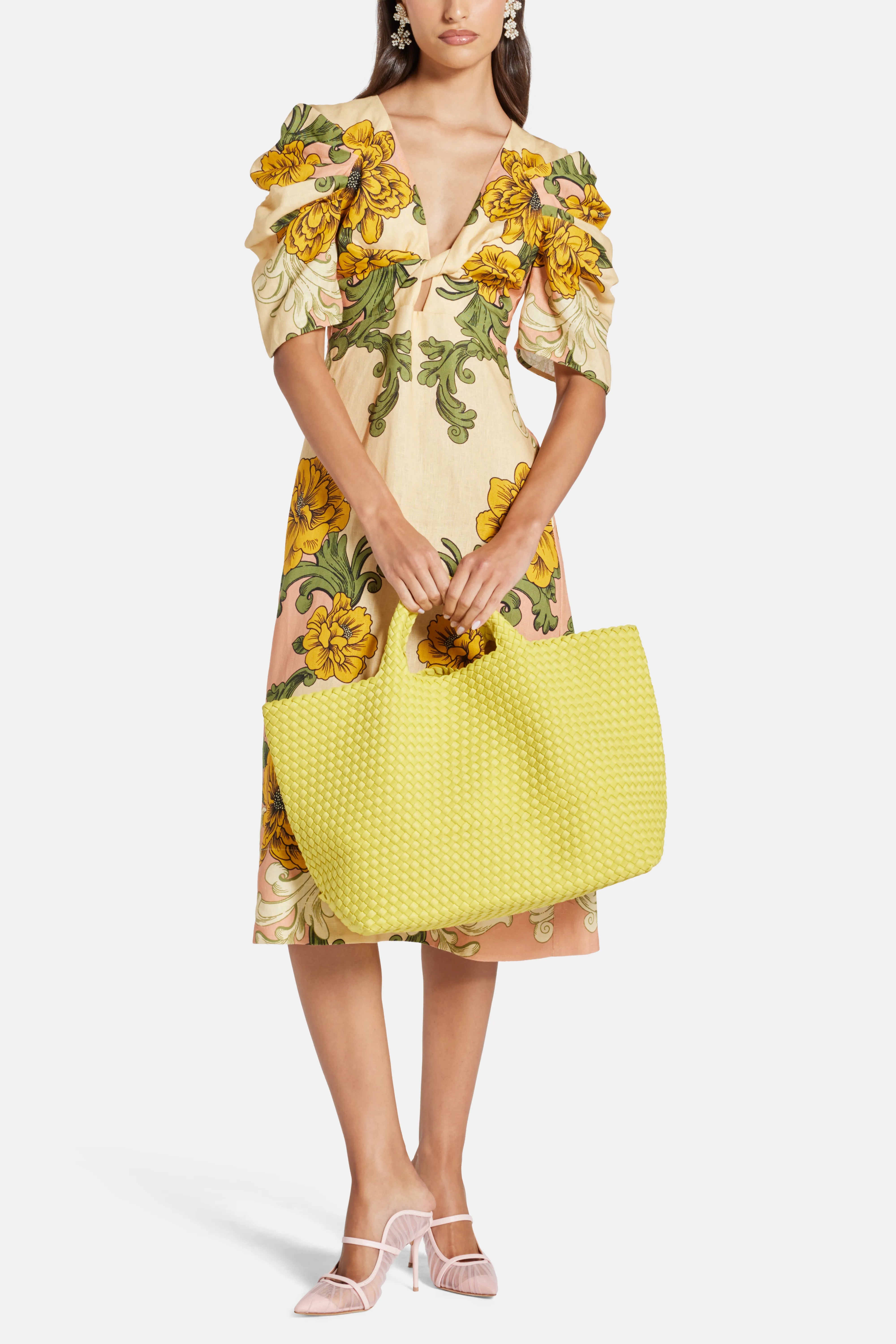 St Barths Large Tote Bag in Yellow
