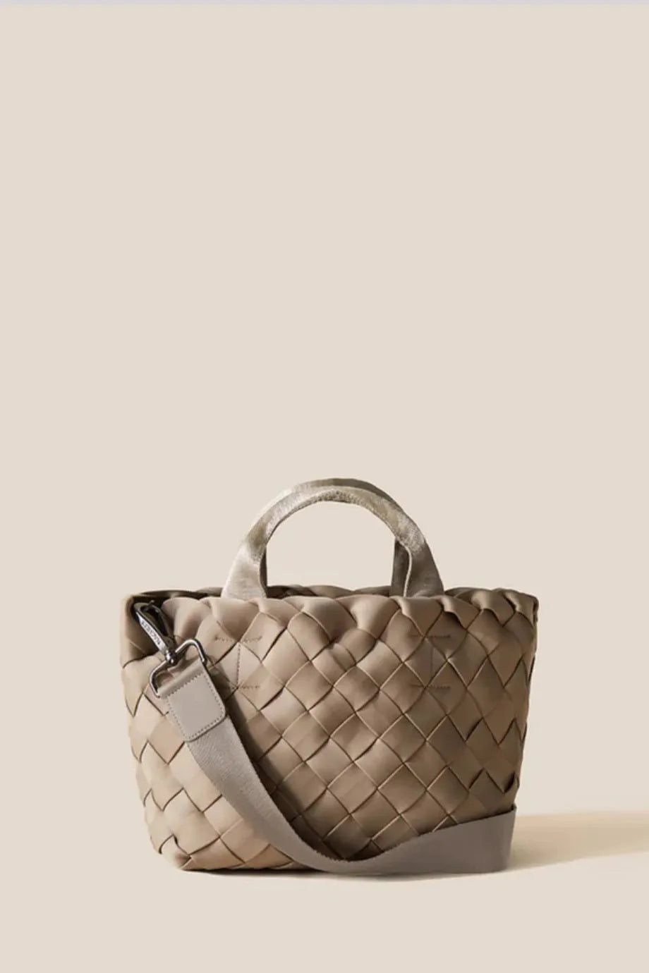 Tangier Small Tote Bag in Beige