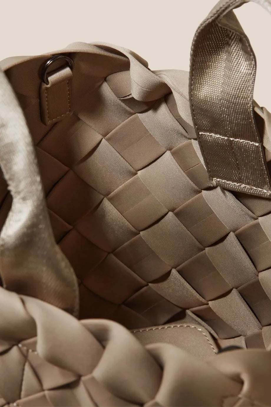 Tangier Small Tote Bag in Beige