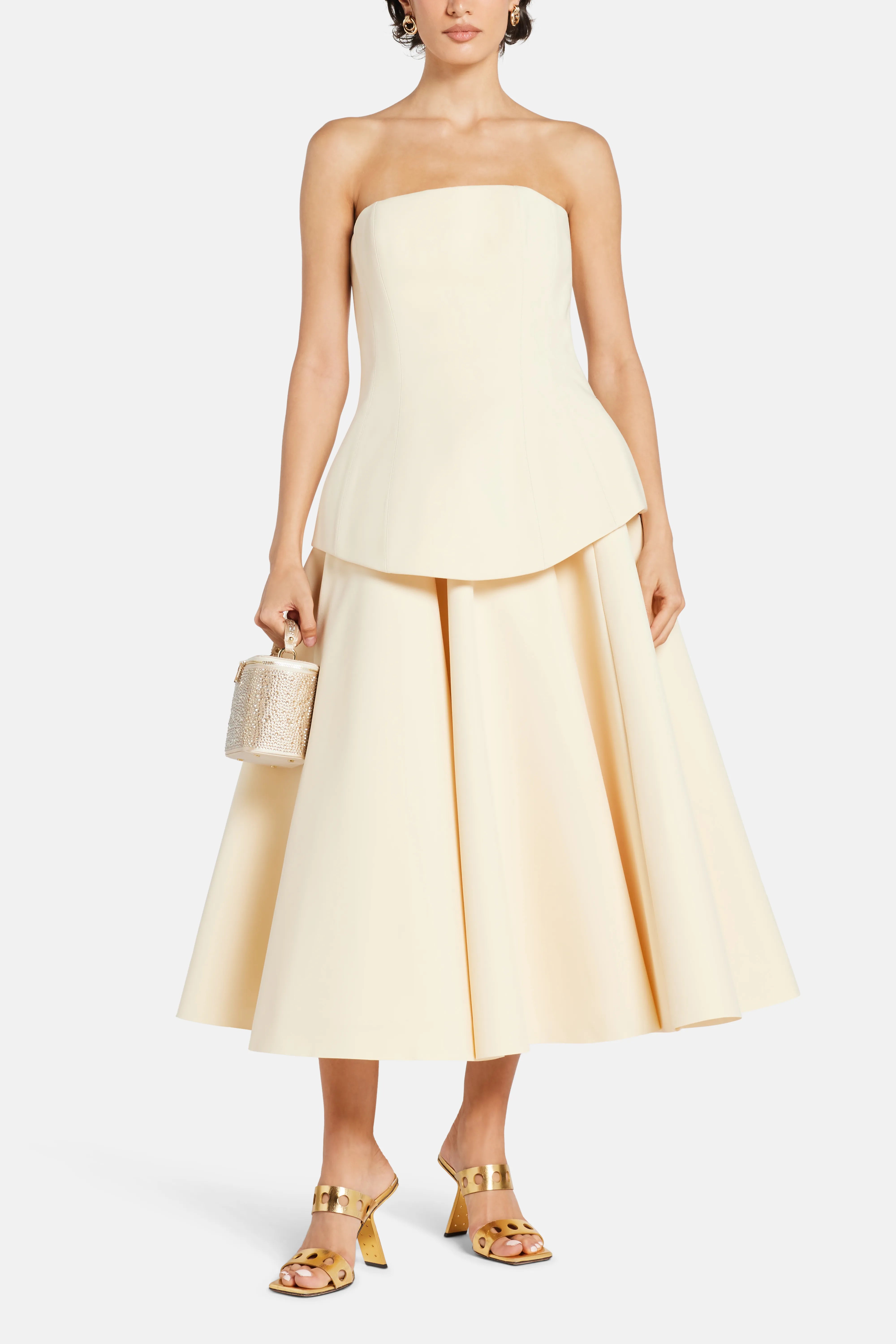 Ada Evening Dress in White