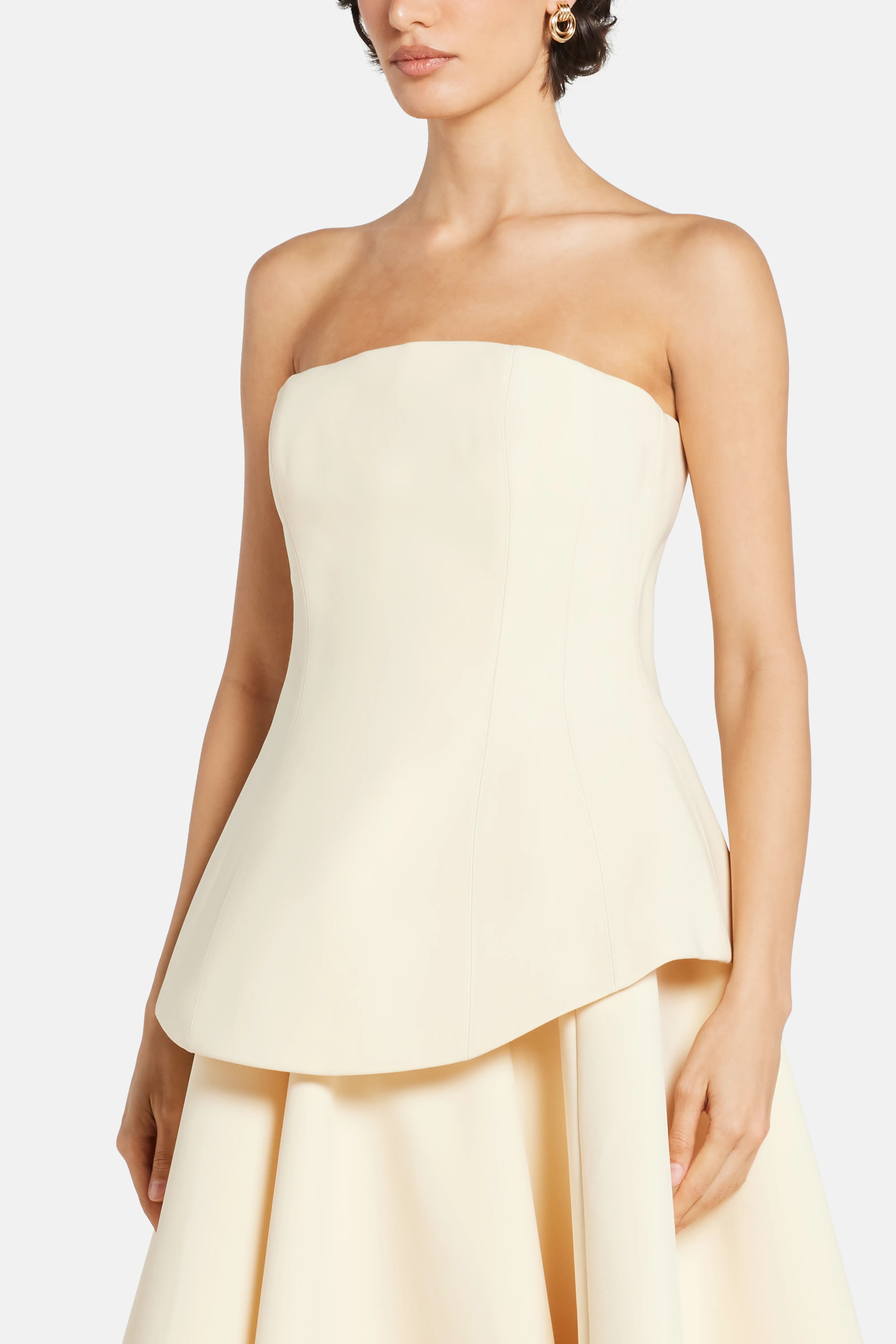 Ada Evening Dress in White