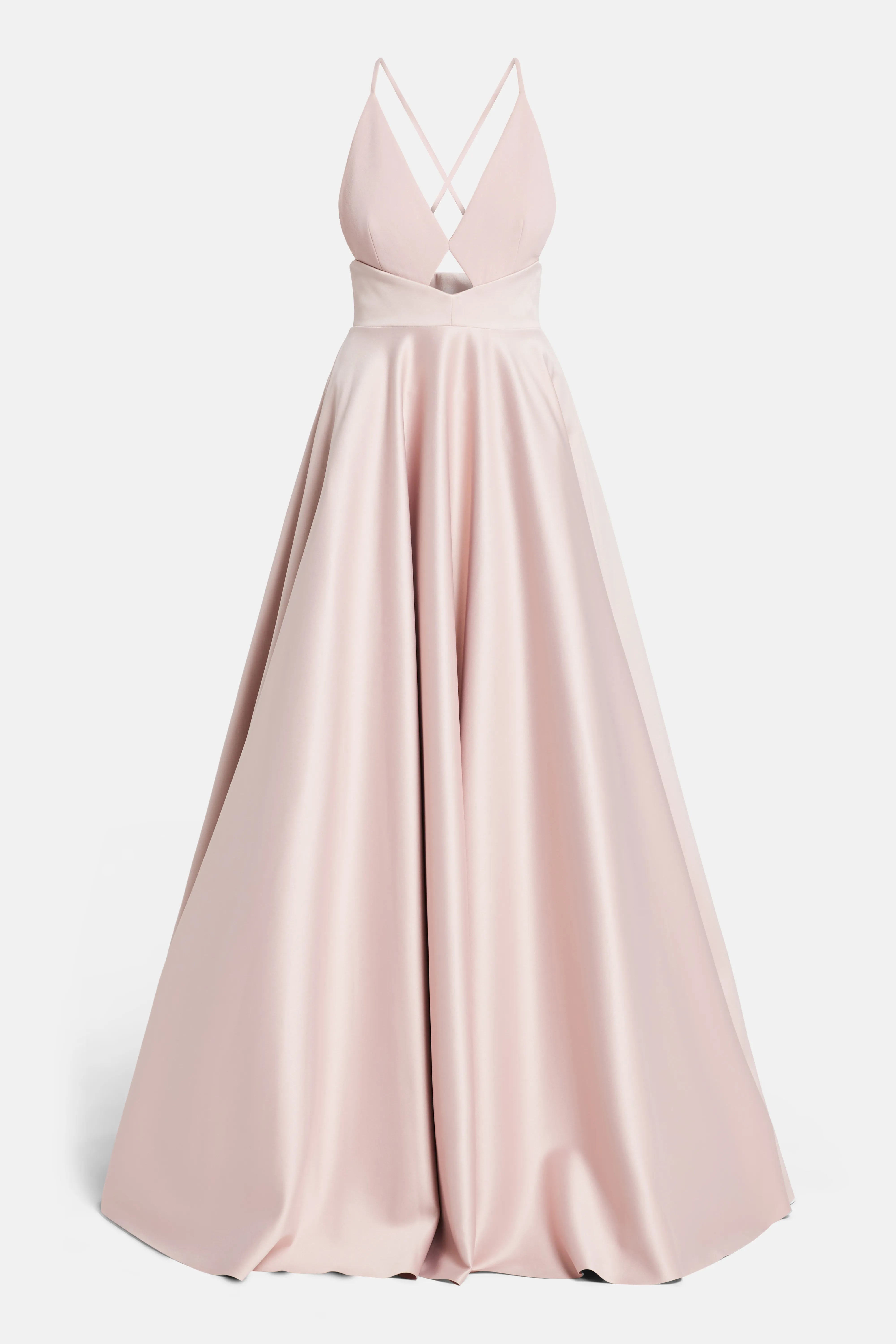 Avallon Sleeveless Evening Dress in Pink