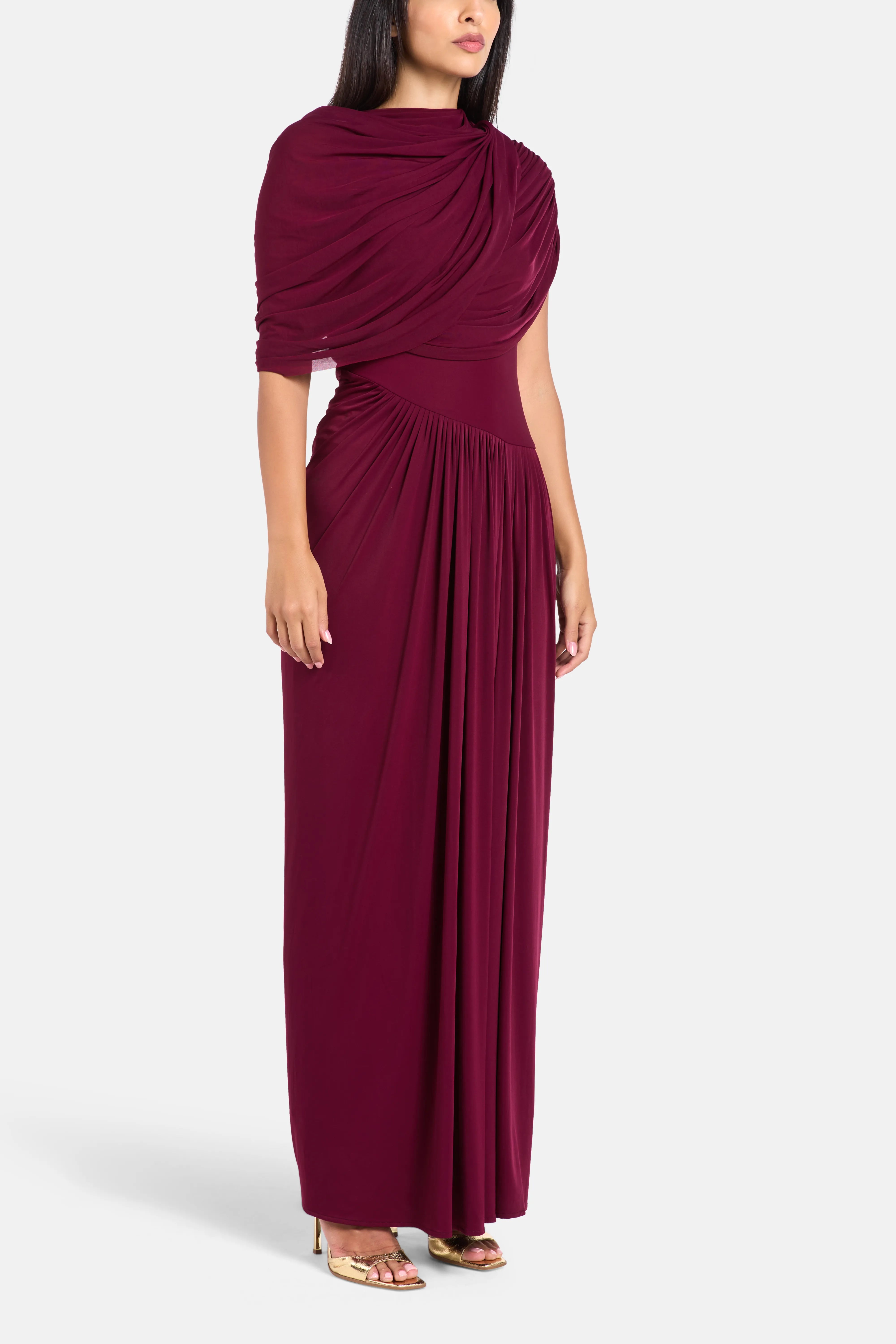 Jasmine Maxi Dress in Purple