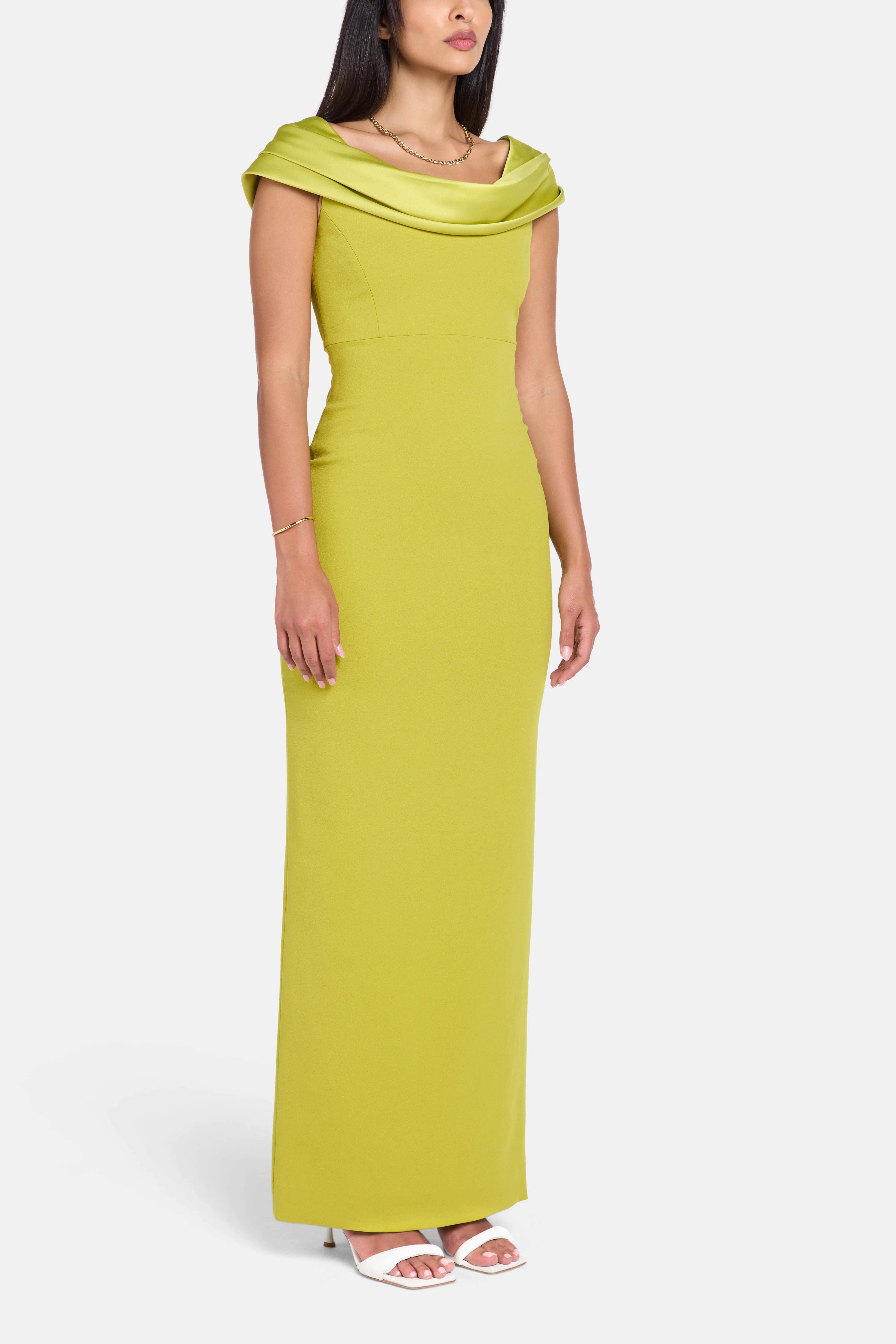 Adele Evening Dress in Green