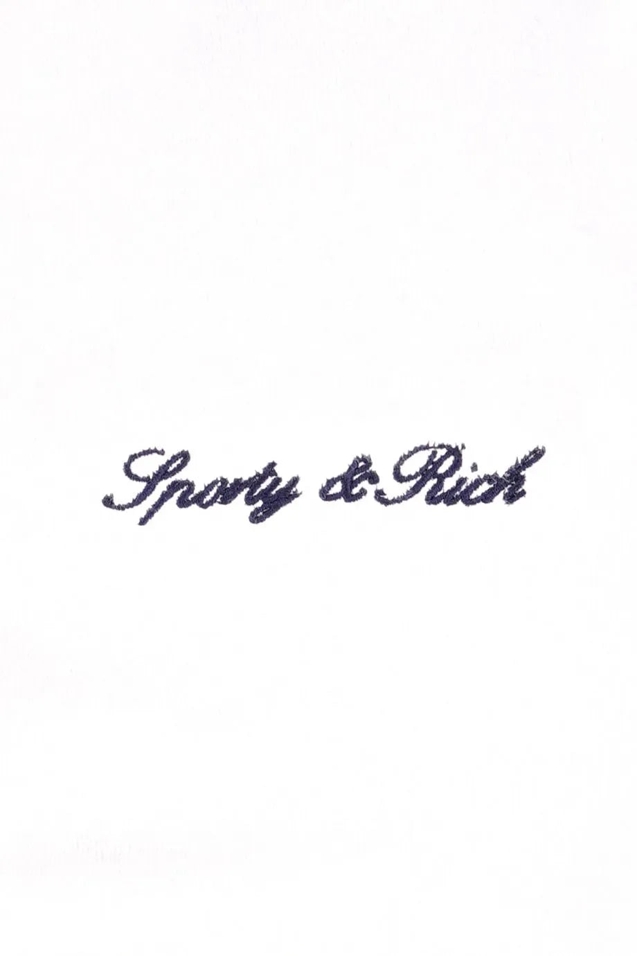 Signature Logo Terry Cotton Shorts in White