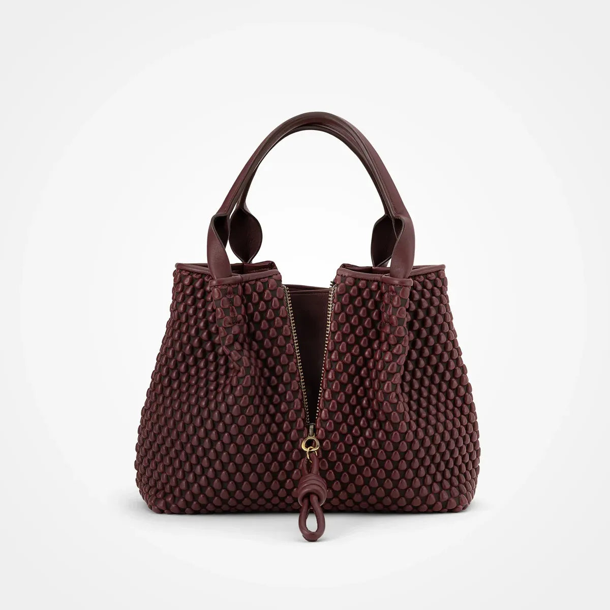 Surprise Shopper Nappa Bubble Bordeaux Mini Shoulder Bag in Brown