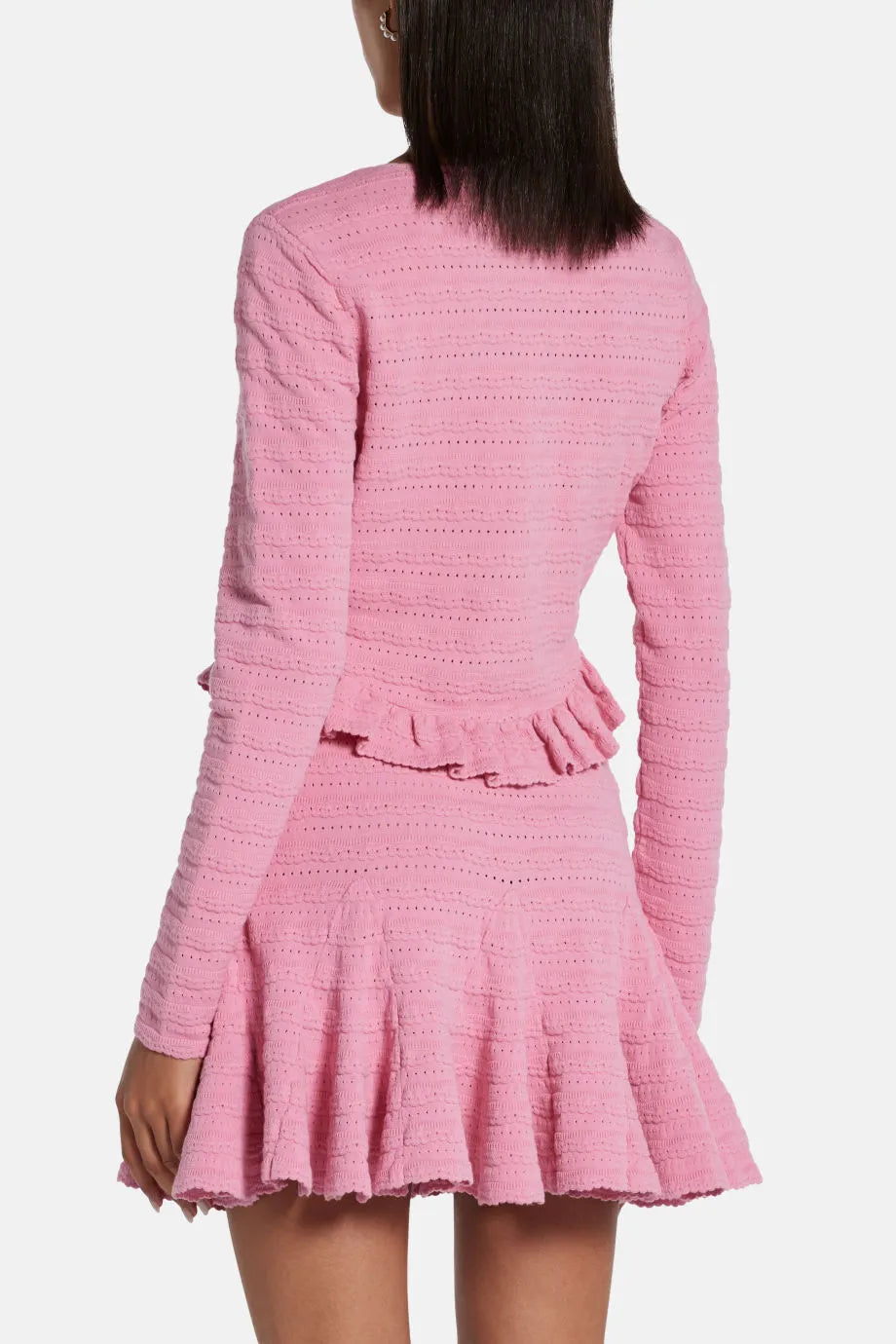 سترة كارديغان روجان وردية