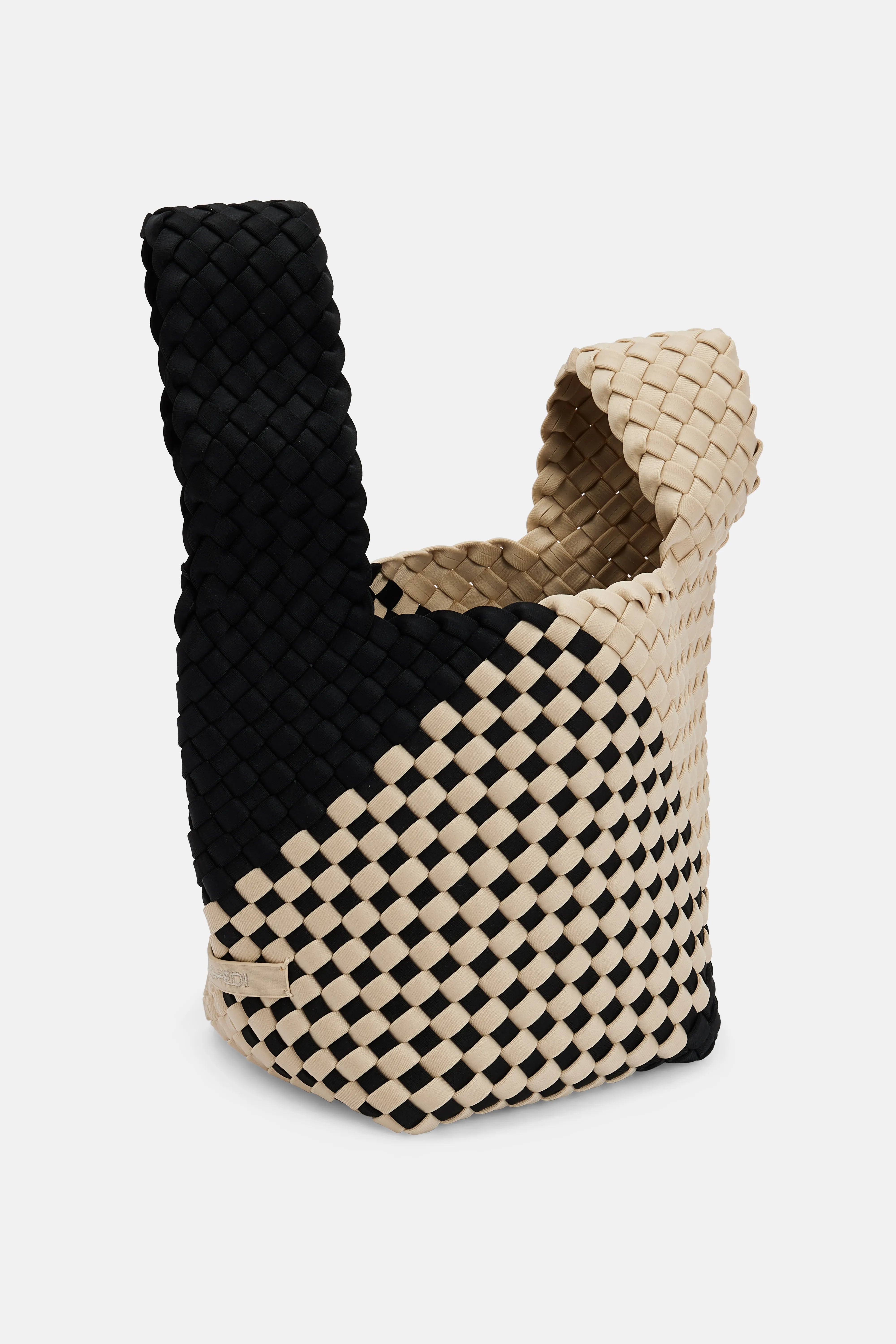 Kyoto Clutch Bag in Black and White