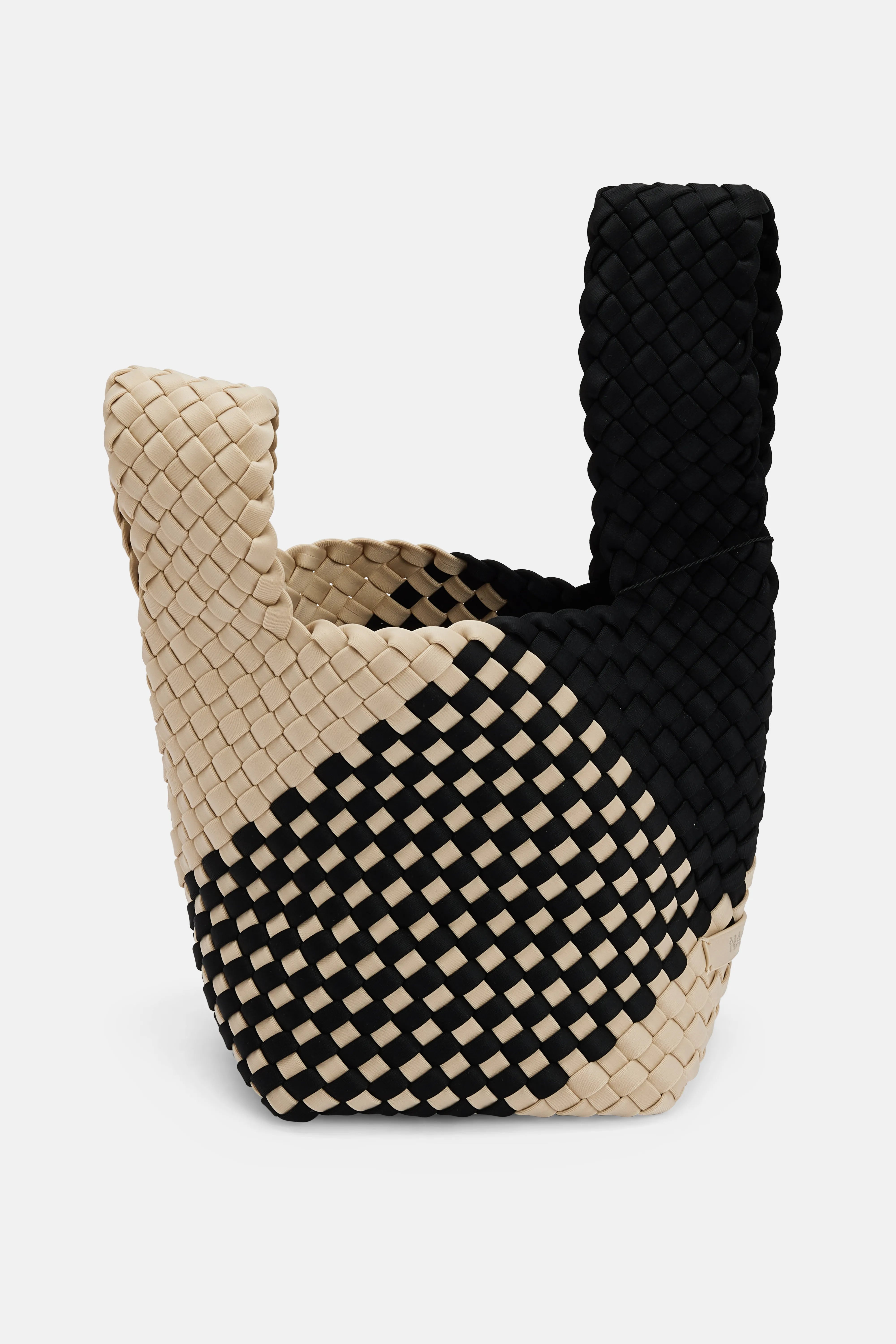 Kyoto Clutch Bag in Black and White