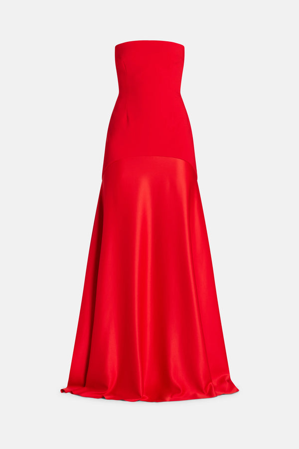Alessandra Evening Dress in Red