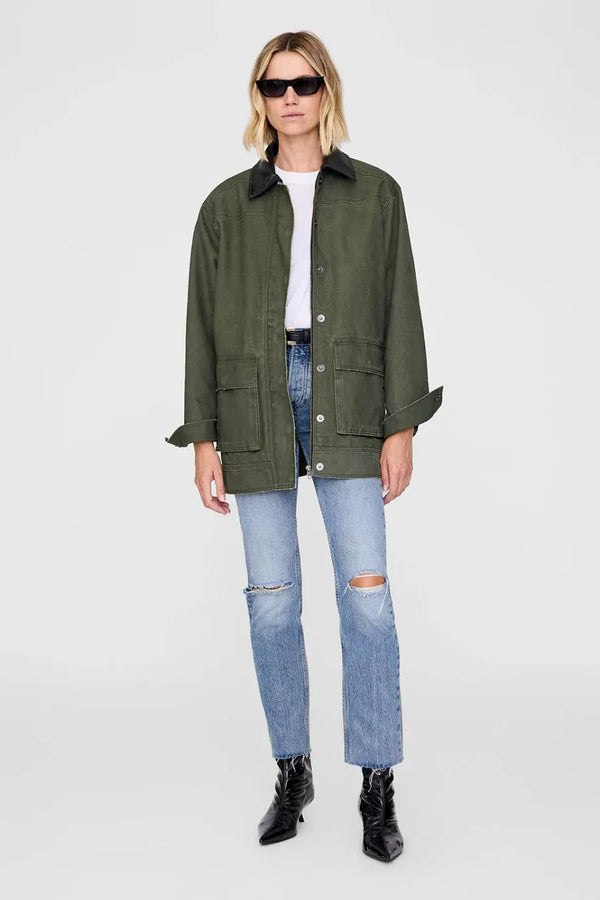 Sean Cotton Jacket in Green