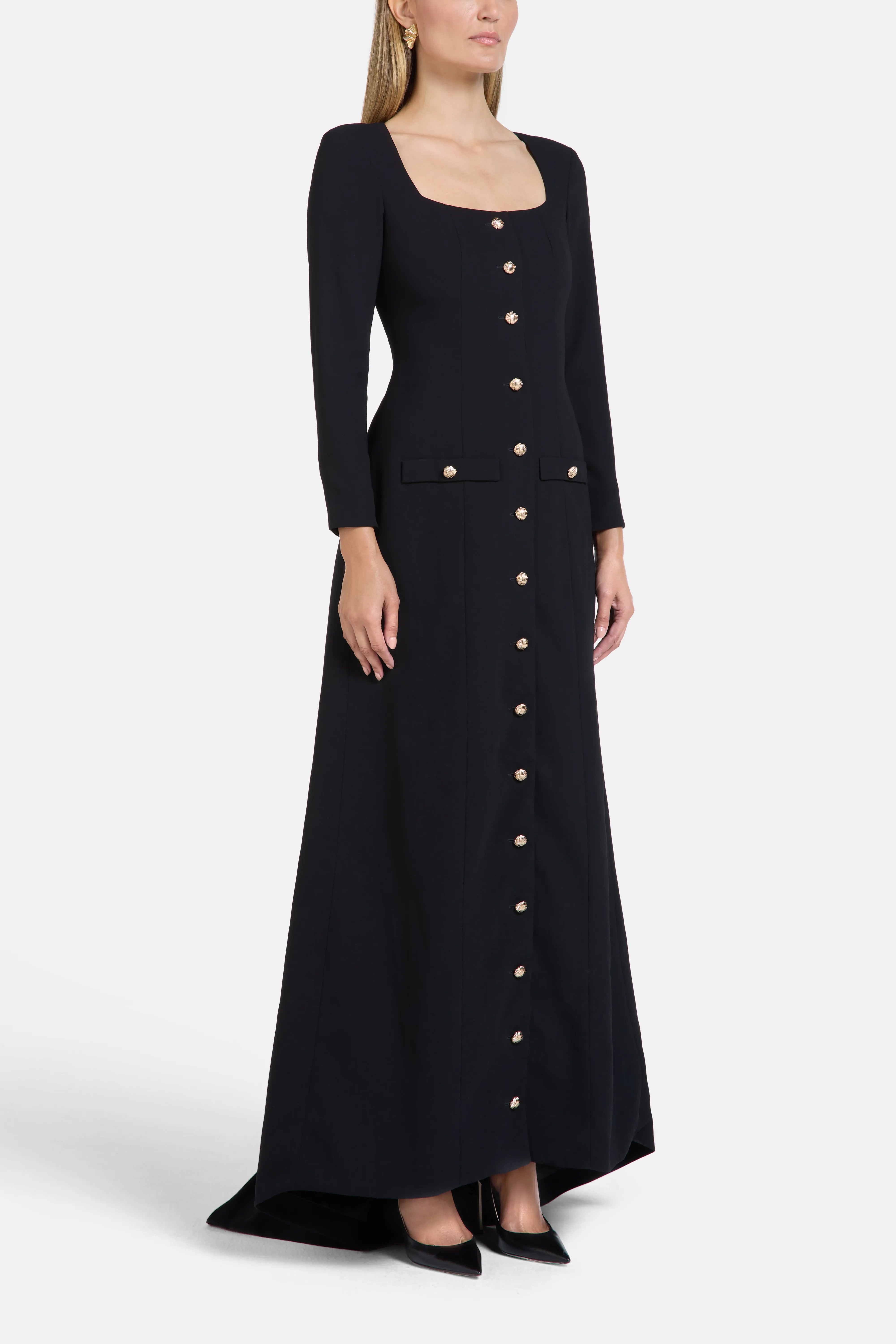 Claire Maxi Dress in Black