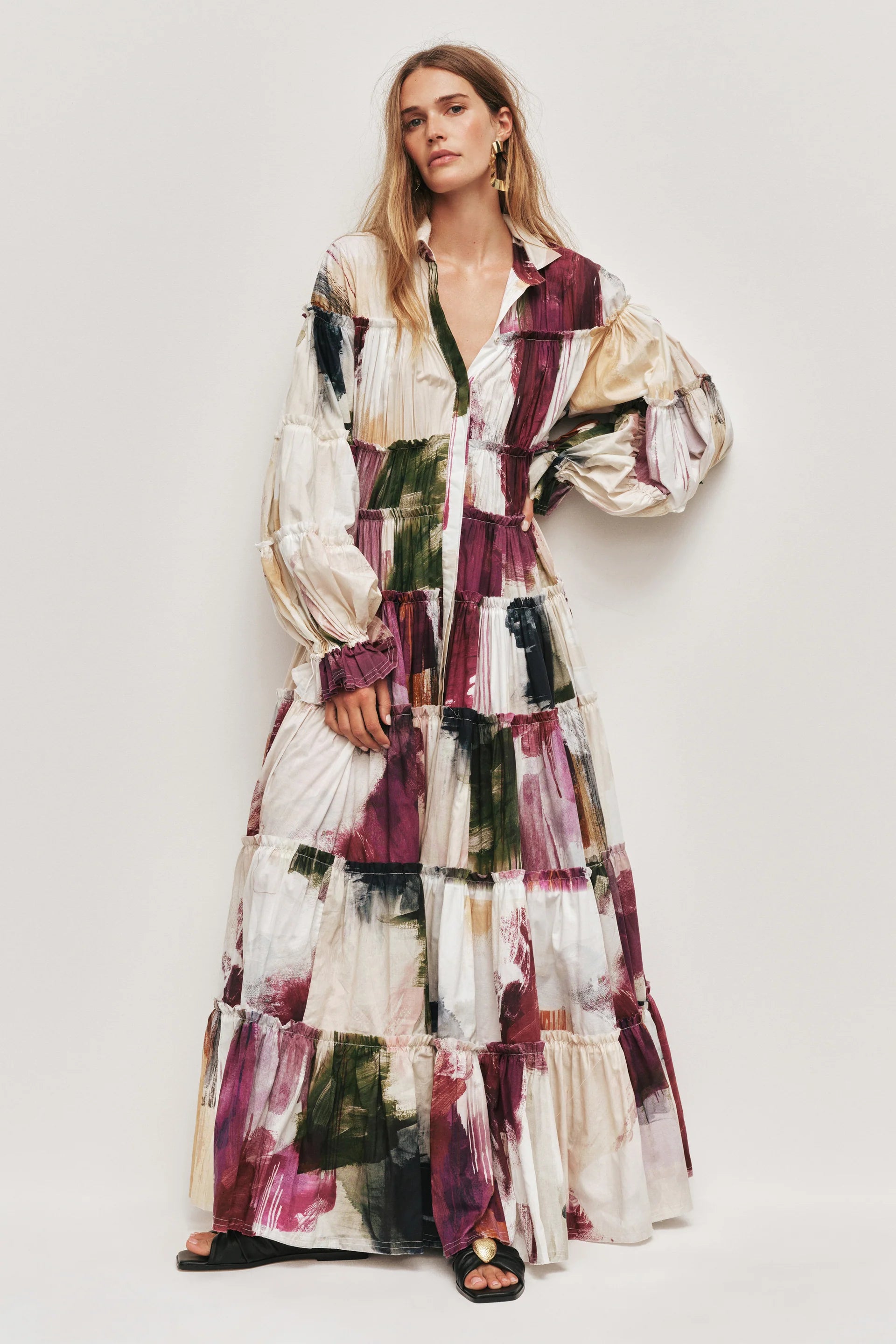 Cait Maxi Dress In White