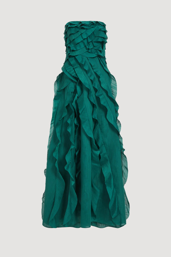 Allairie Maxi Dress In Green