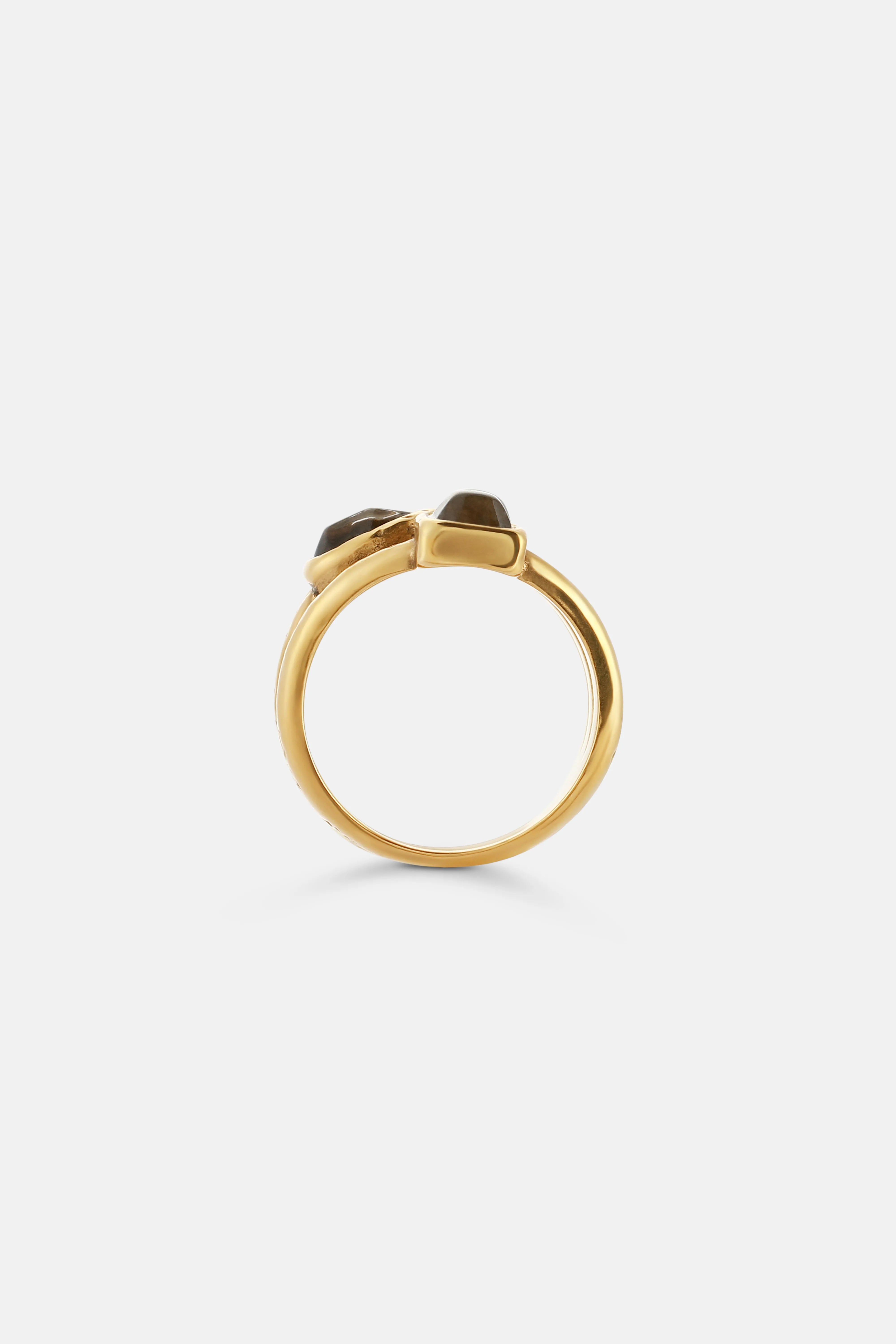 خاتم "Mini Cabochons" الذهبي