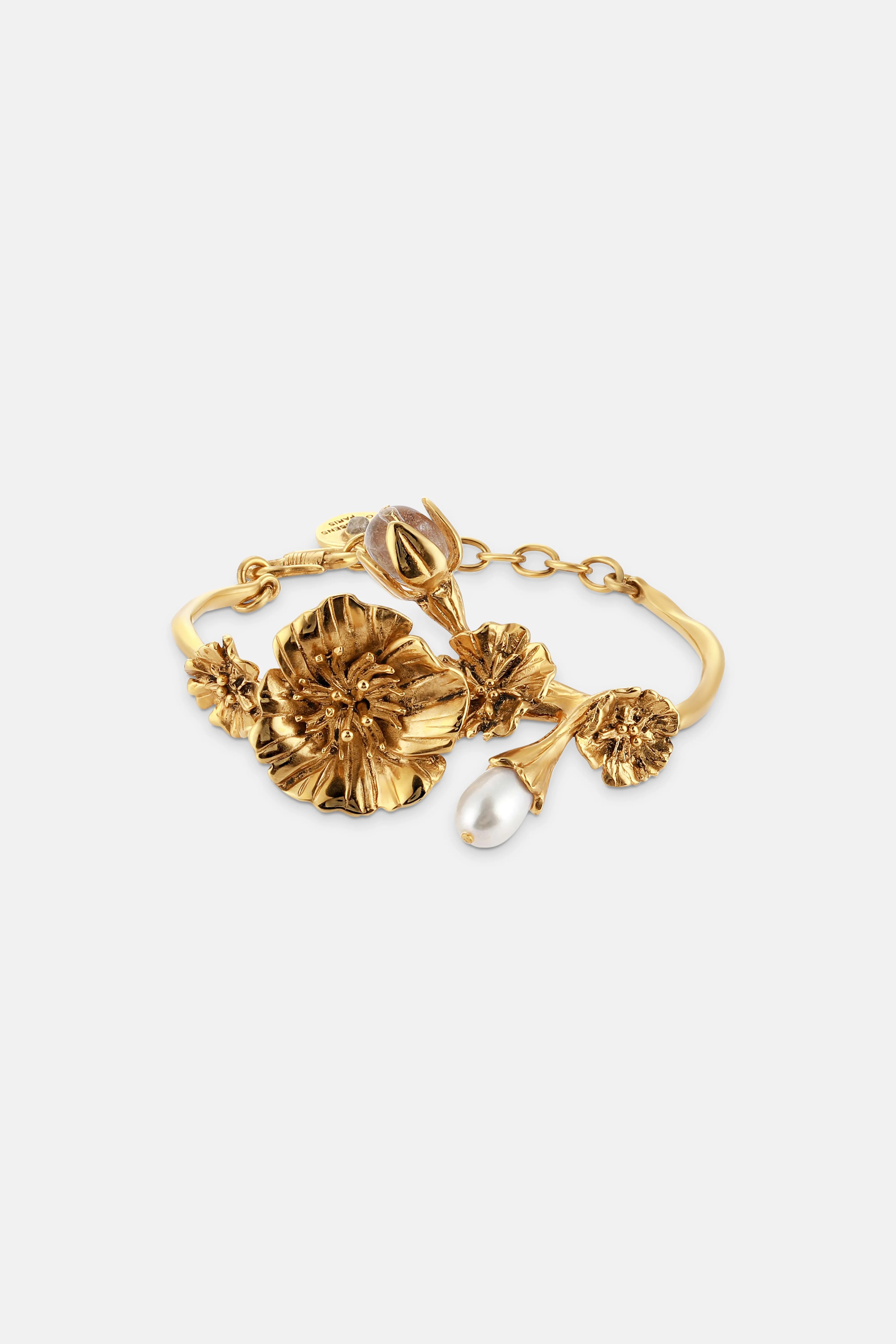 Souple Fleur Bracelet in Gold