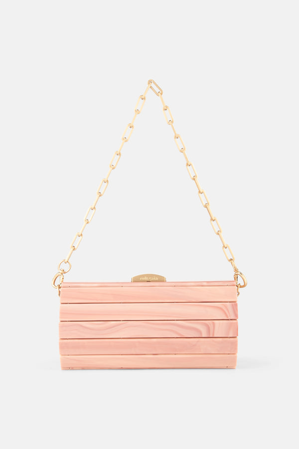 Rolie Polie Mini Clutch Bag in Pink
