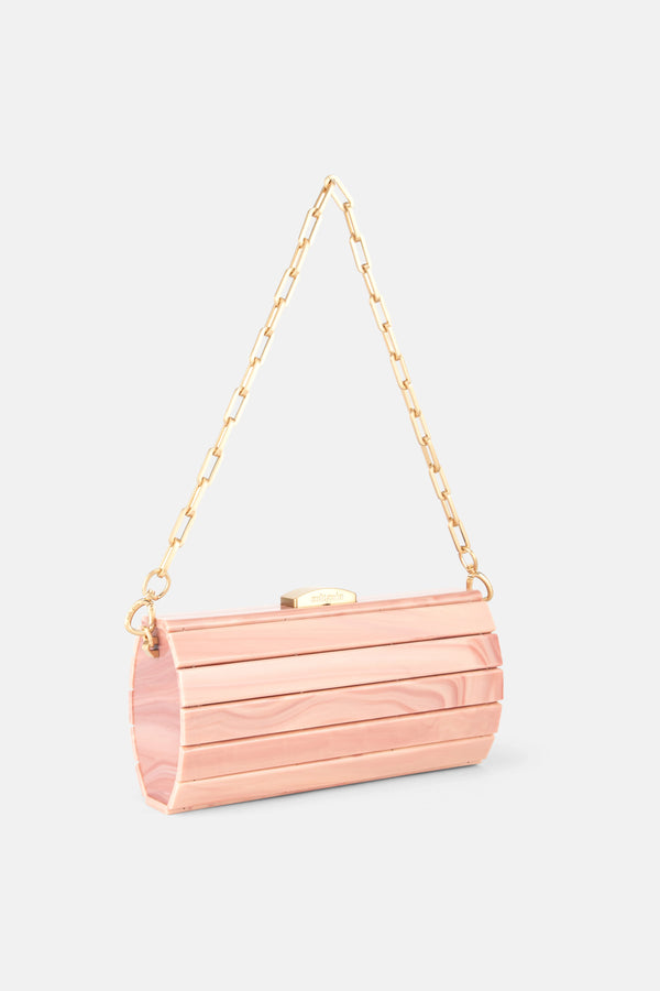 Rolie Polie Mini Clutch Bag in Pink