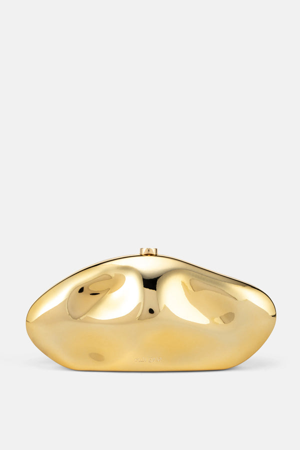 Caldera Clutch Bag in Gold