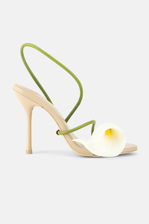 Cassidy Lily Stiletto Heels in Beige