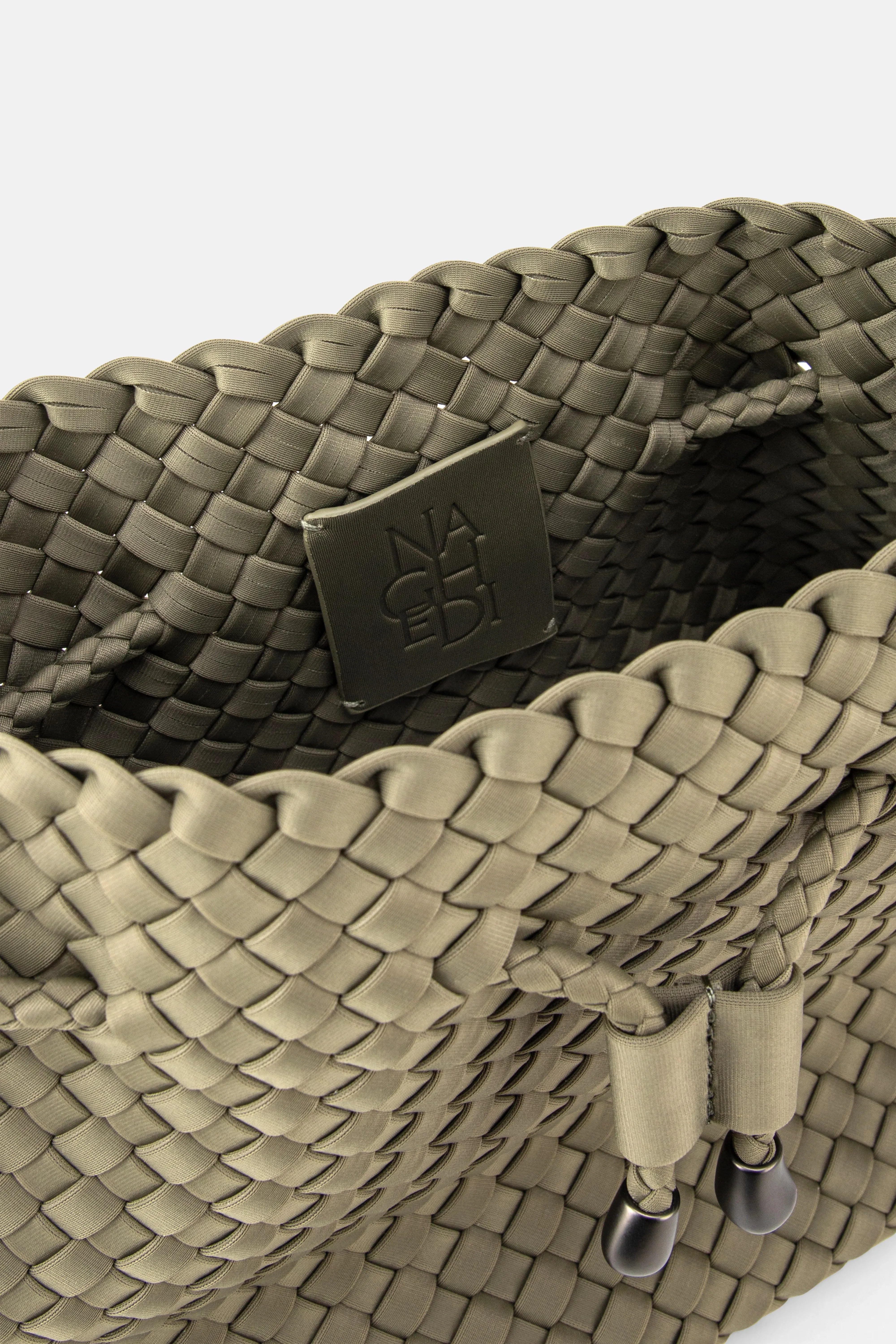 Gramercy Woven Bucket Bag in Green