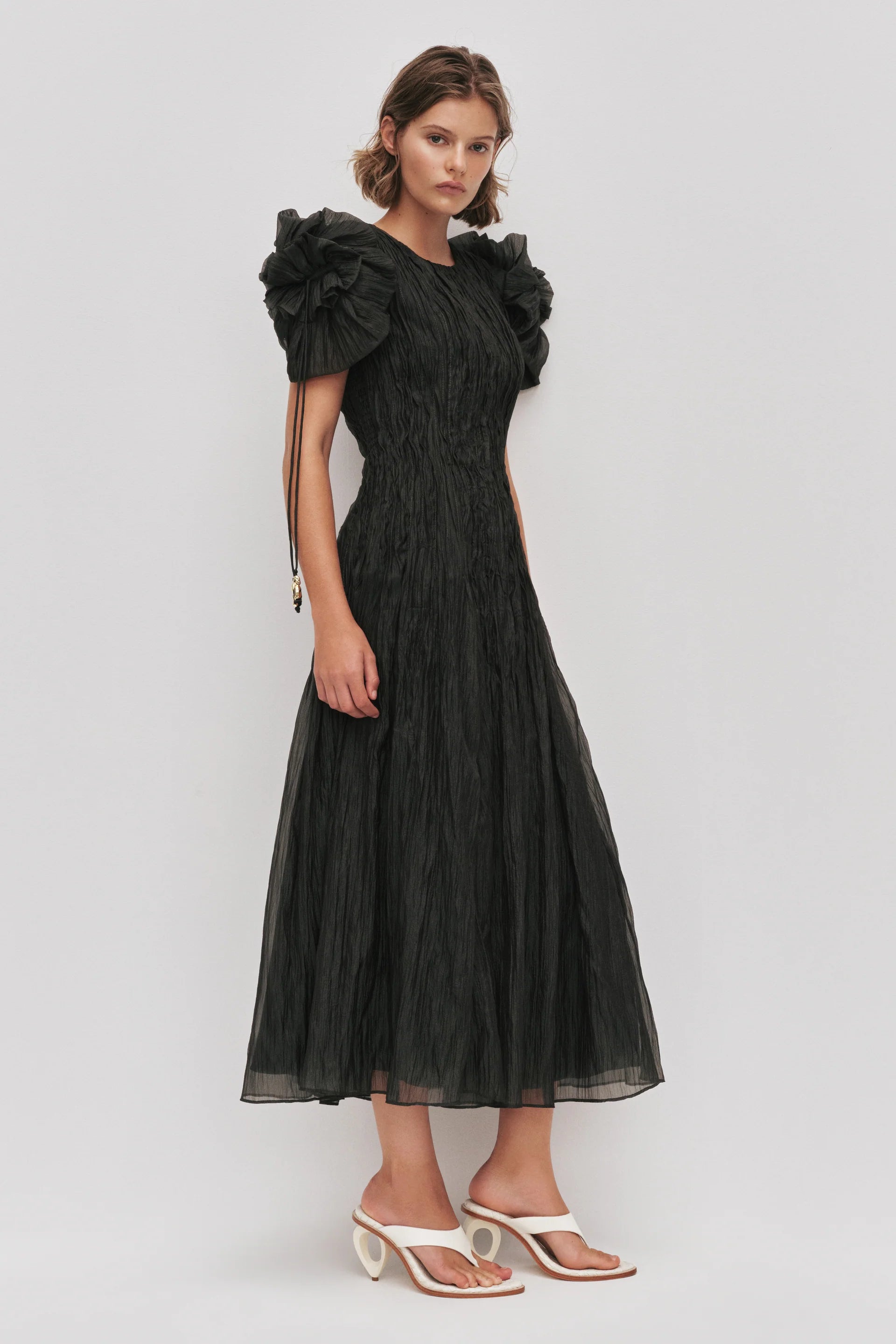 Angeli Midi Dress in Green